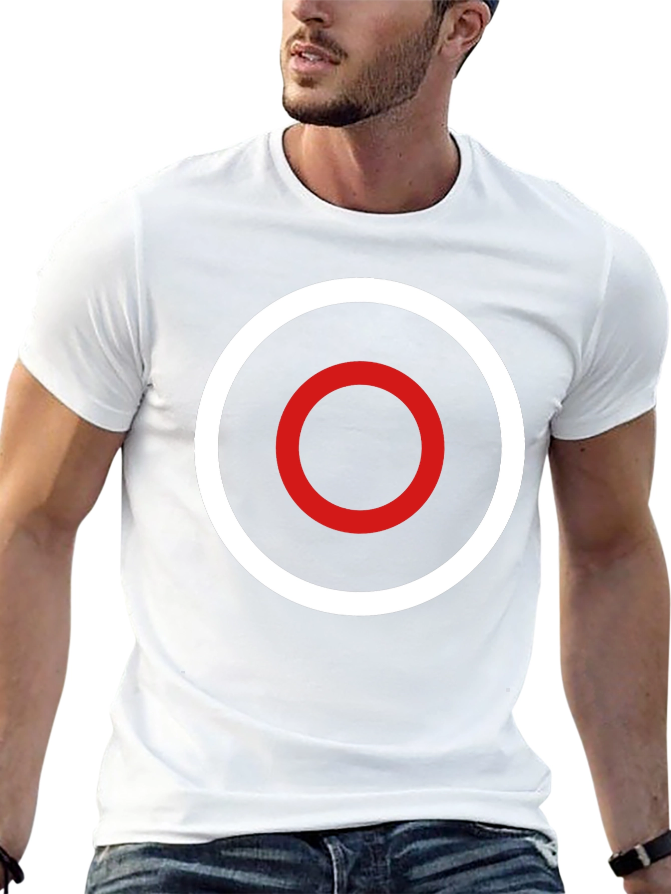 Target Circle Tee - Black Shirt with Rings