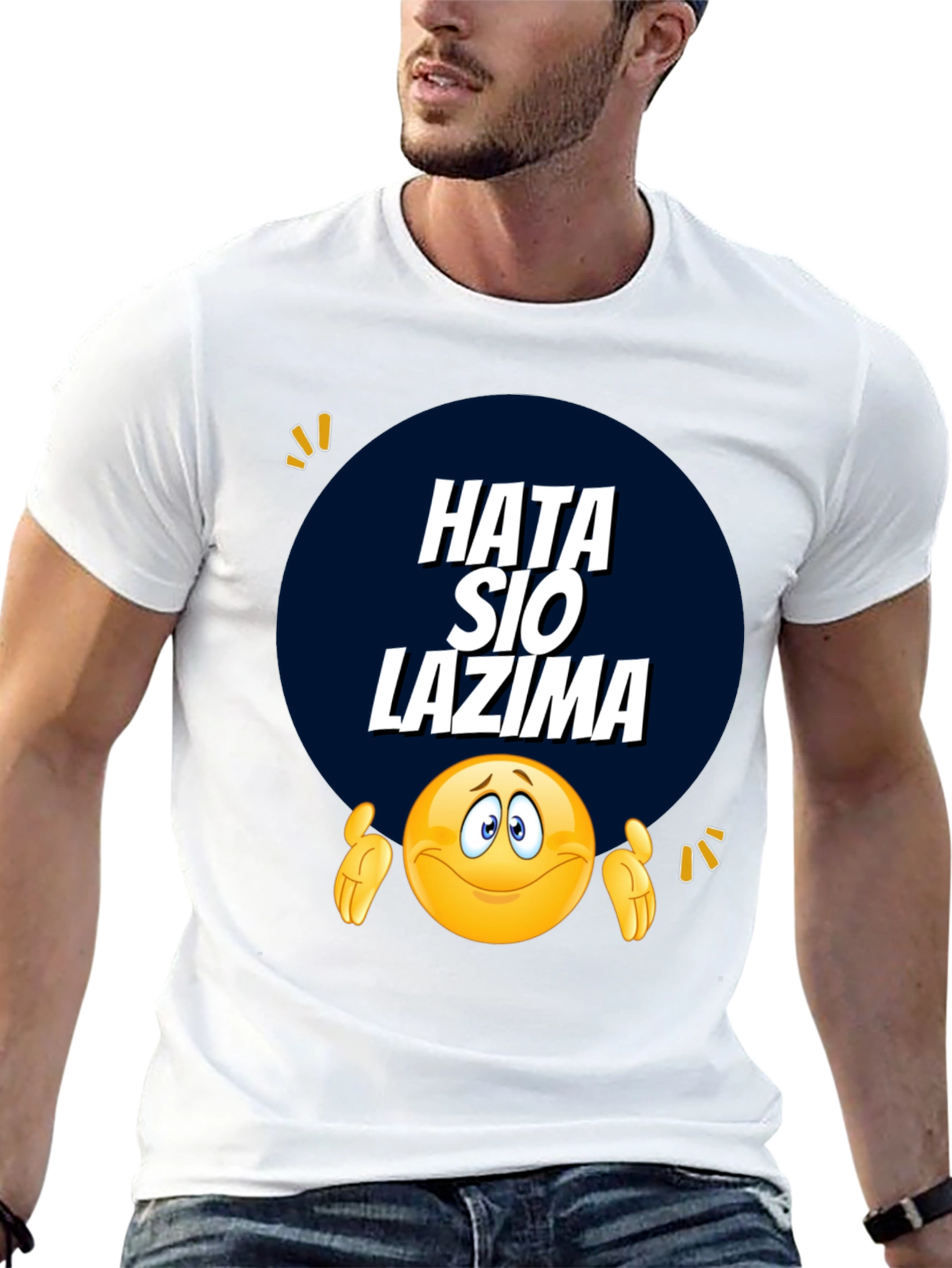 Hata Sio Lazima Emoji Graphic T-Shirt