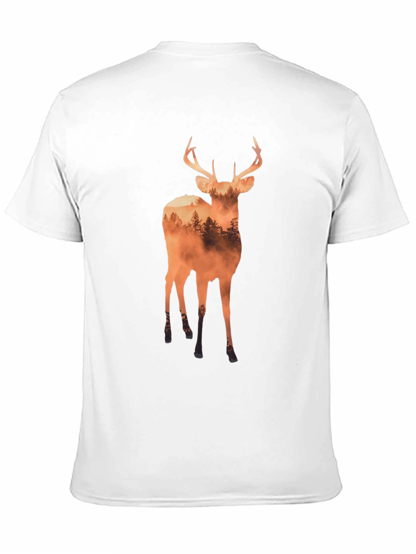 Deer Forest Graphic Tee - Nature Inspired T-Shirt