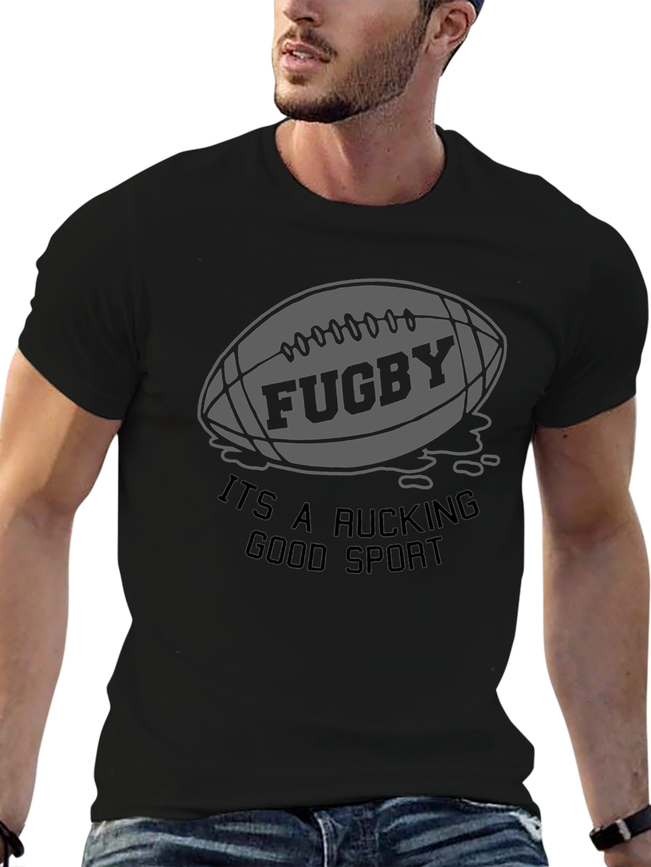 Fugby Rucking Good Sport Graphic T-Shirt