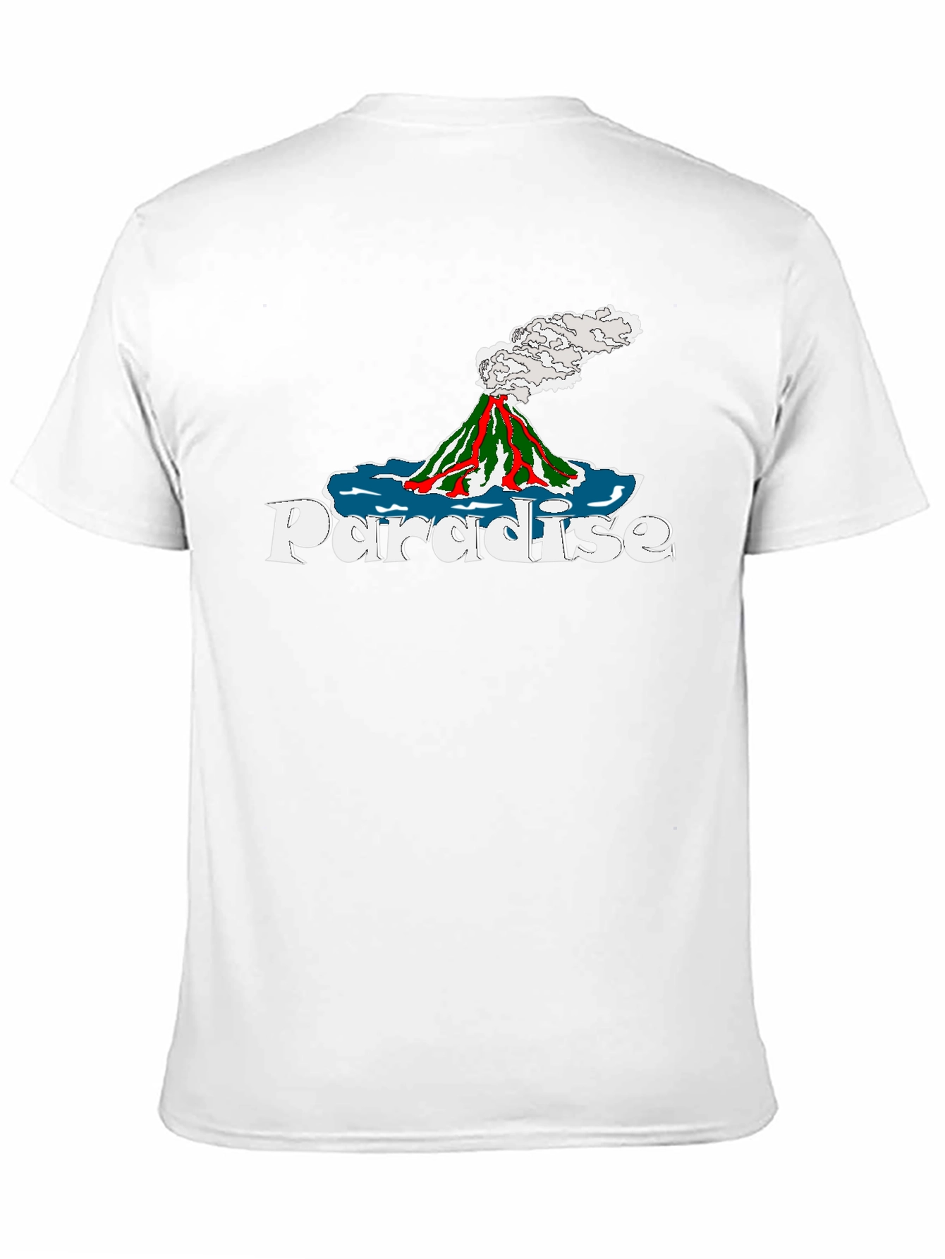 Paradise Volcano Graphic Tee - Island Style