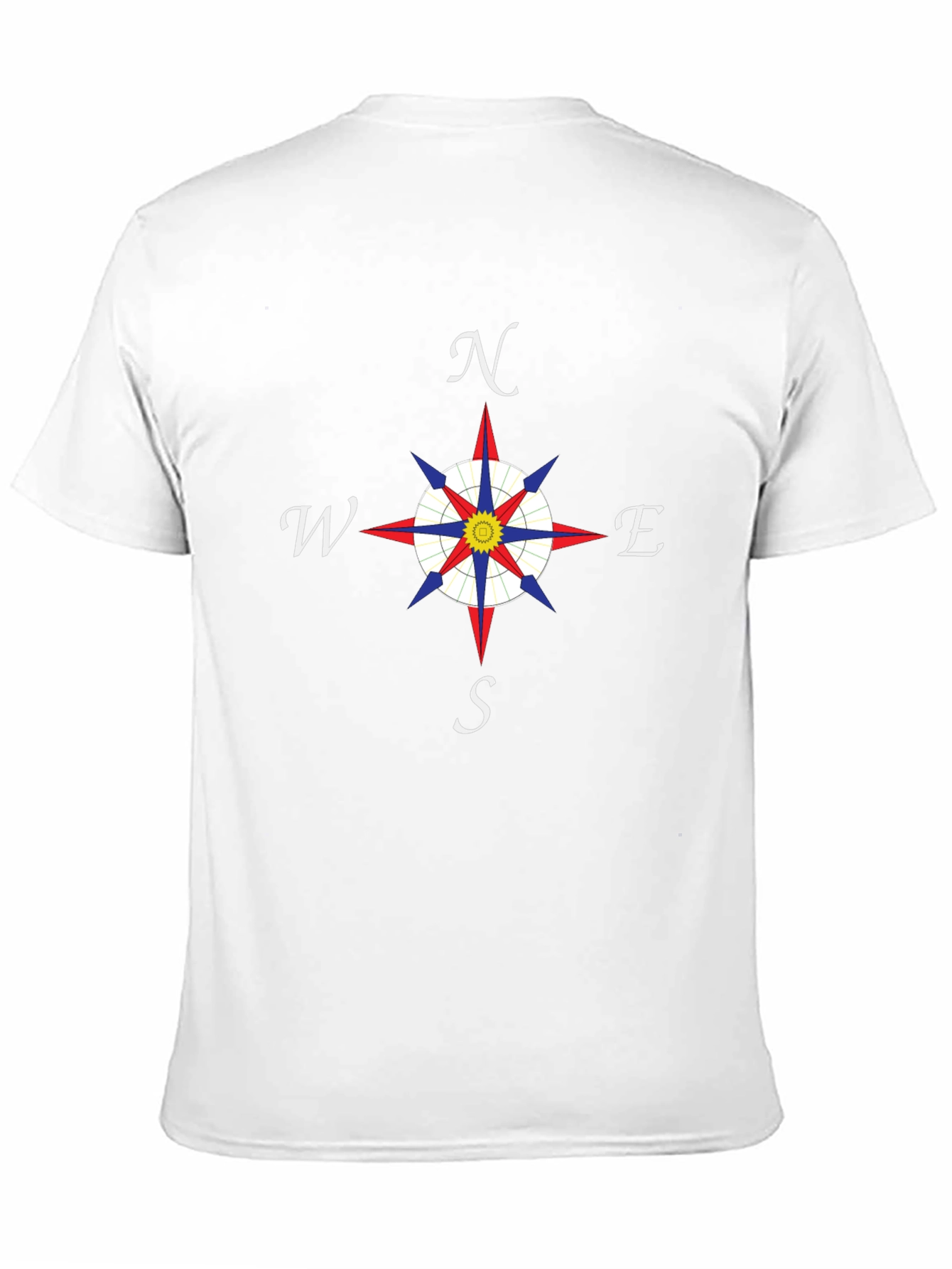 Compass Rose T-Shirt - Nautical Direction Design