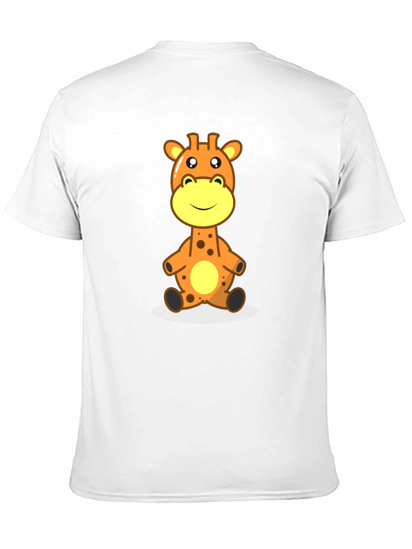 Giraffe Cartoon Graphic Tee - Soft Cotton Comfort