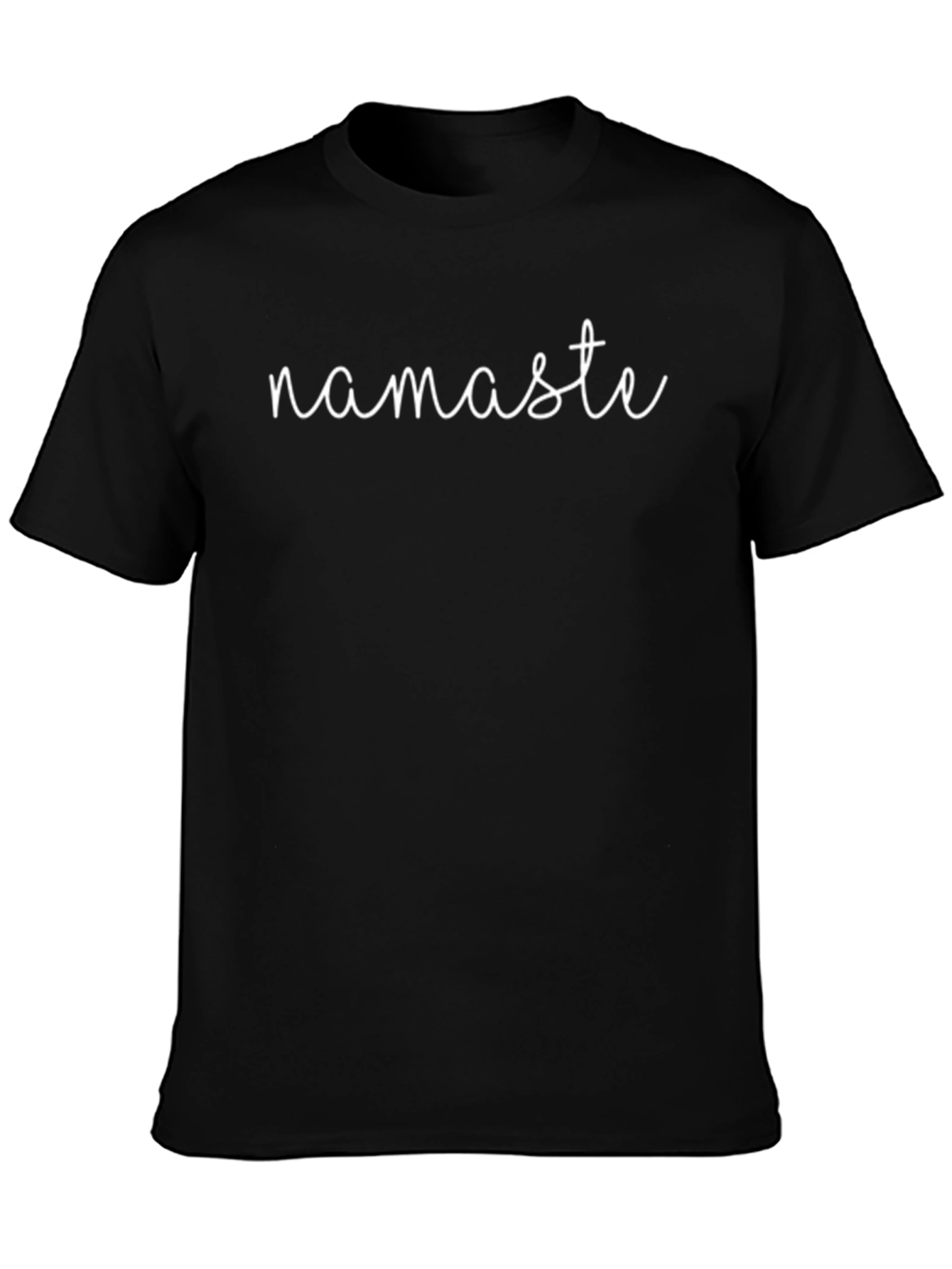 Namaste Black Graphic T-Shirt