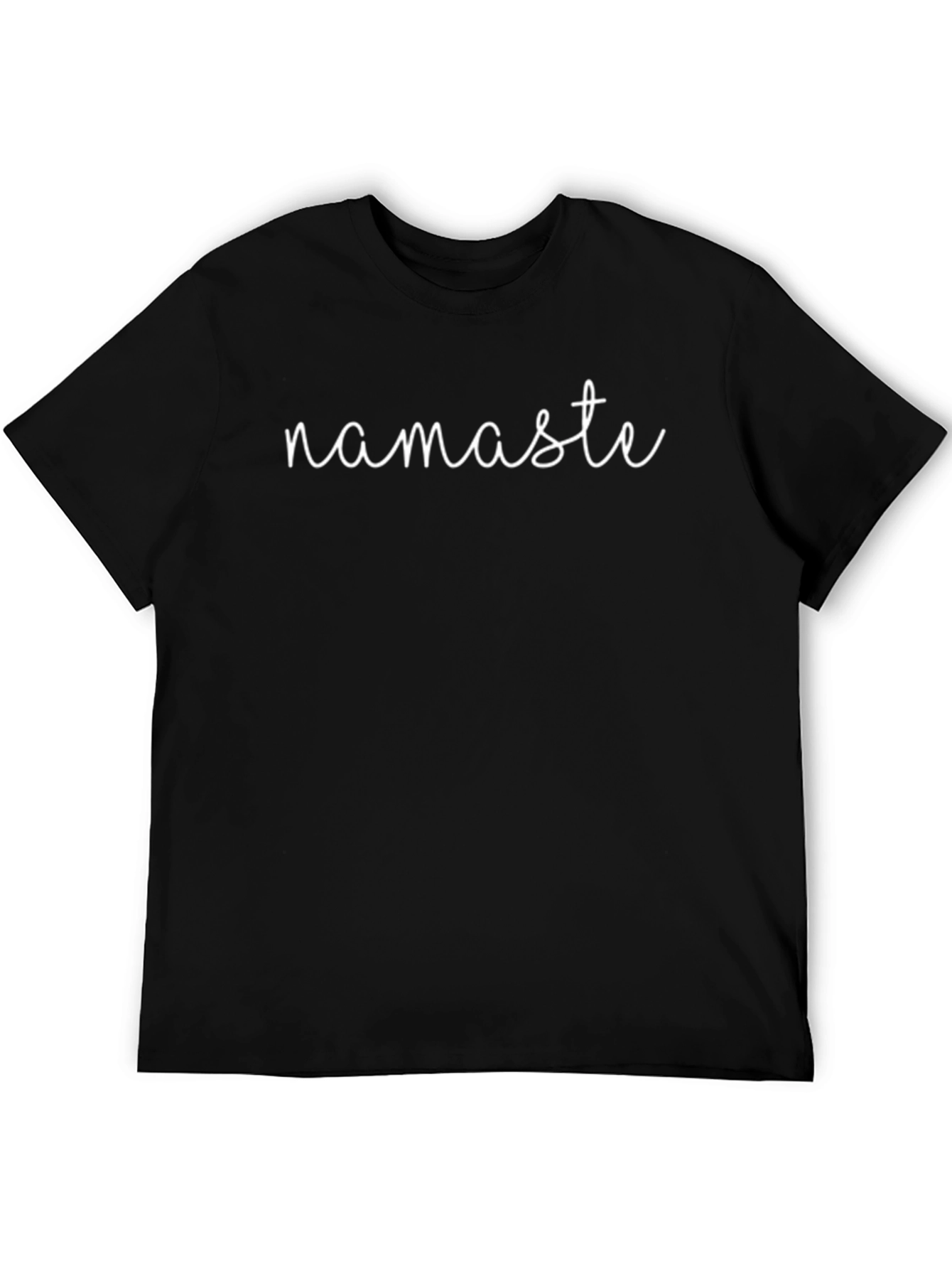 Namaste Black Graphic T-Shirt