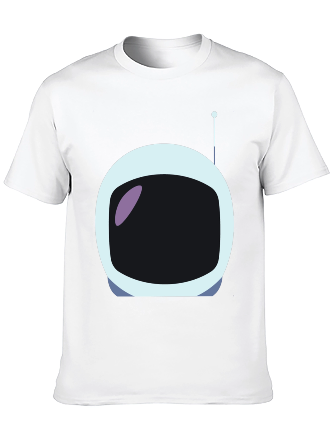 Astronaut Helmet Graphic Tee - Unique Spaceman Design