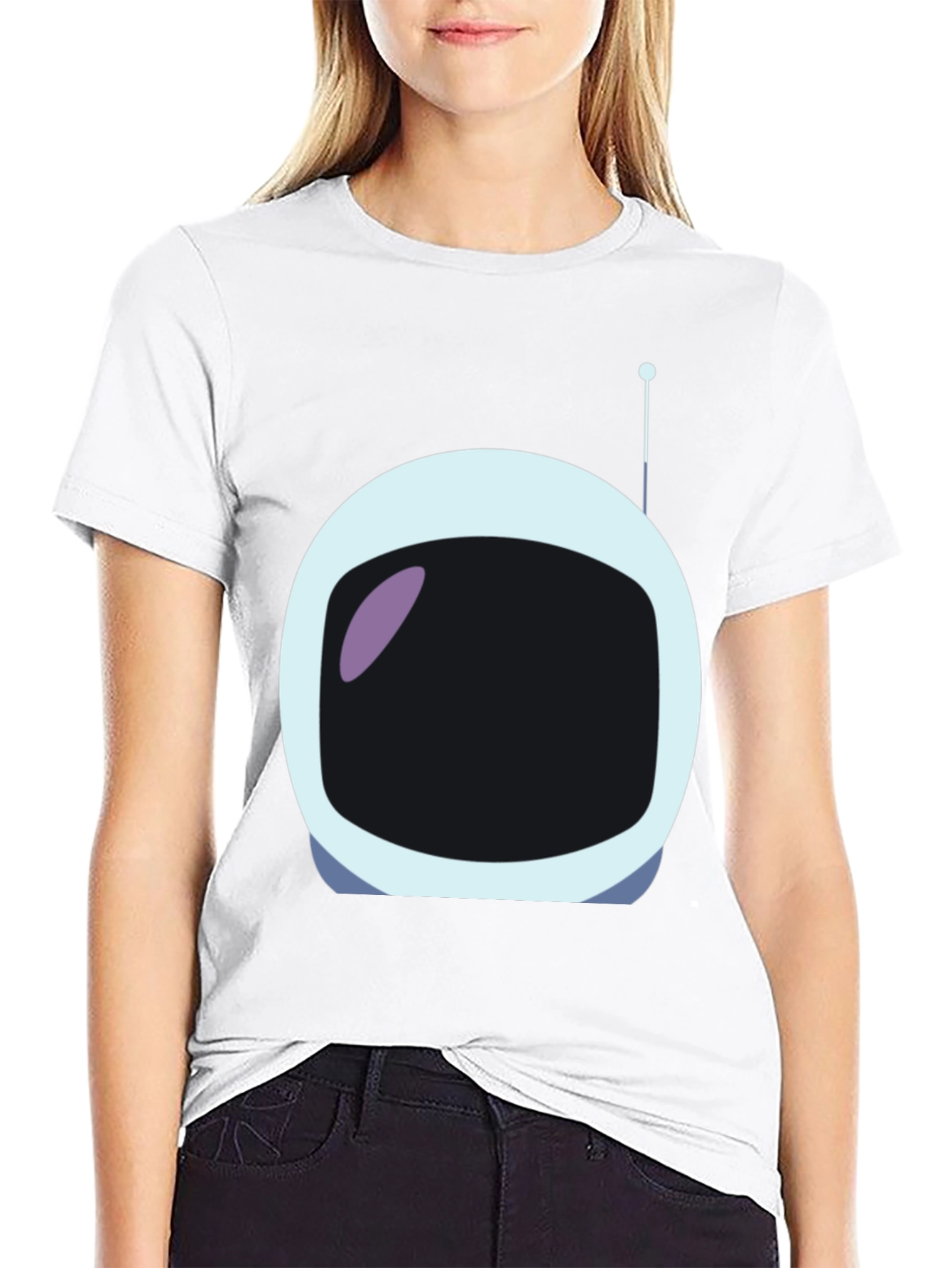 Astronaut Helmet Graphic Tee - Unique Spaceman Design