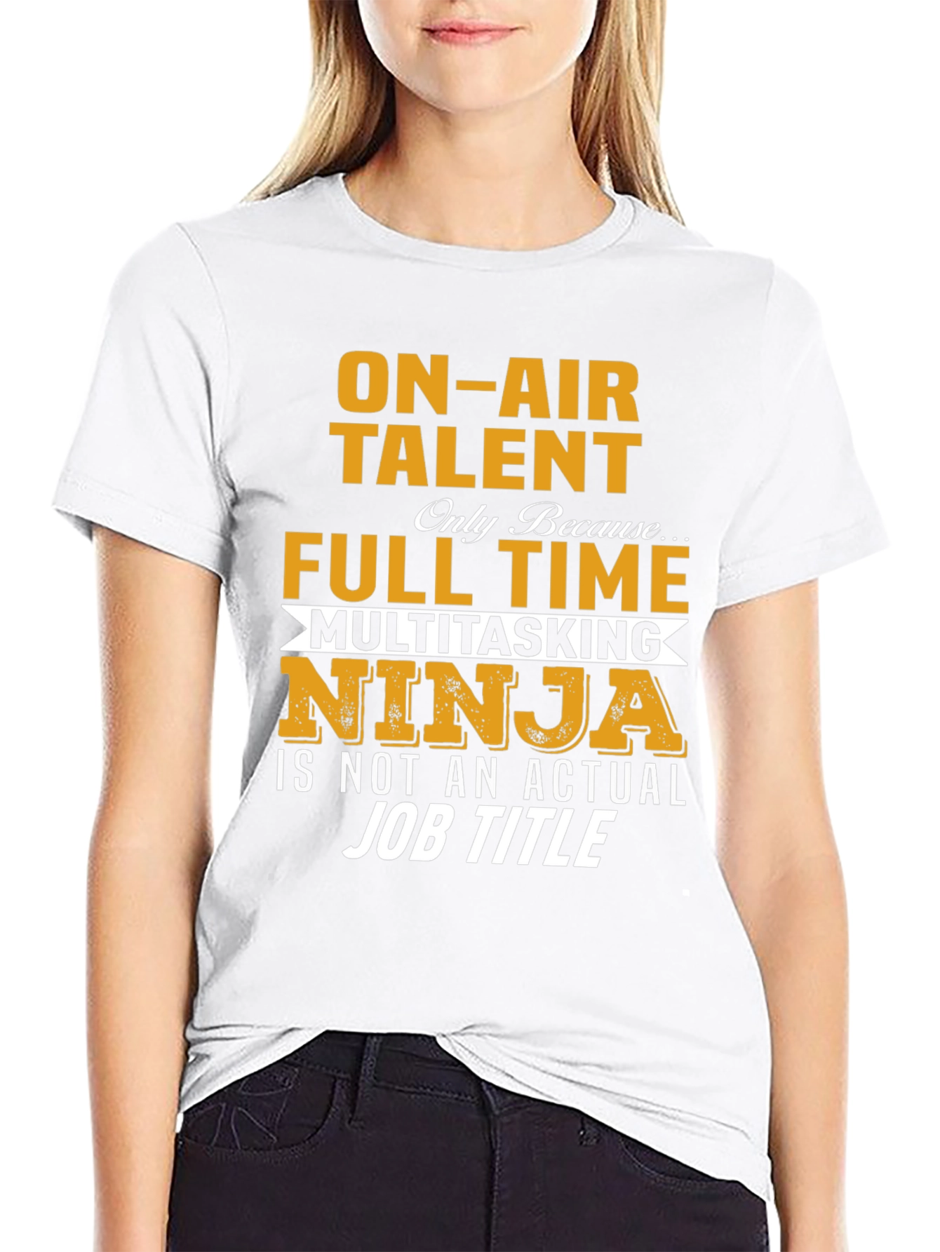 On-Air Talent Full-Time Ninja T-Shirt