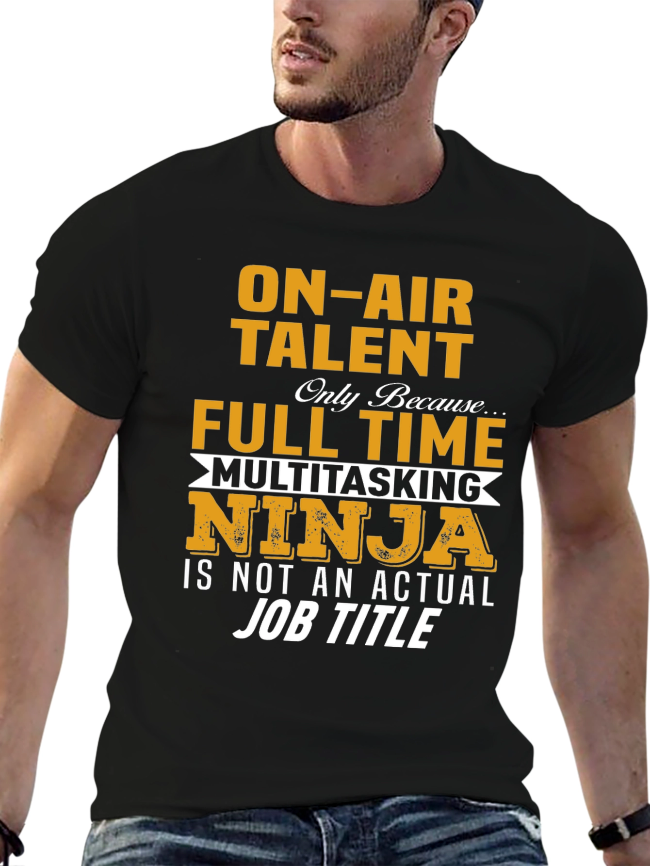 On-Air Talent Full-Time Ninja T-Shirt