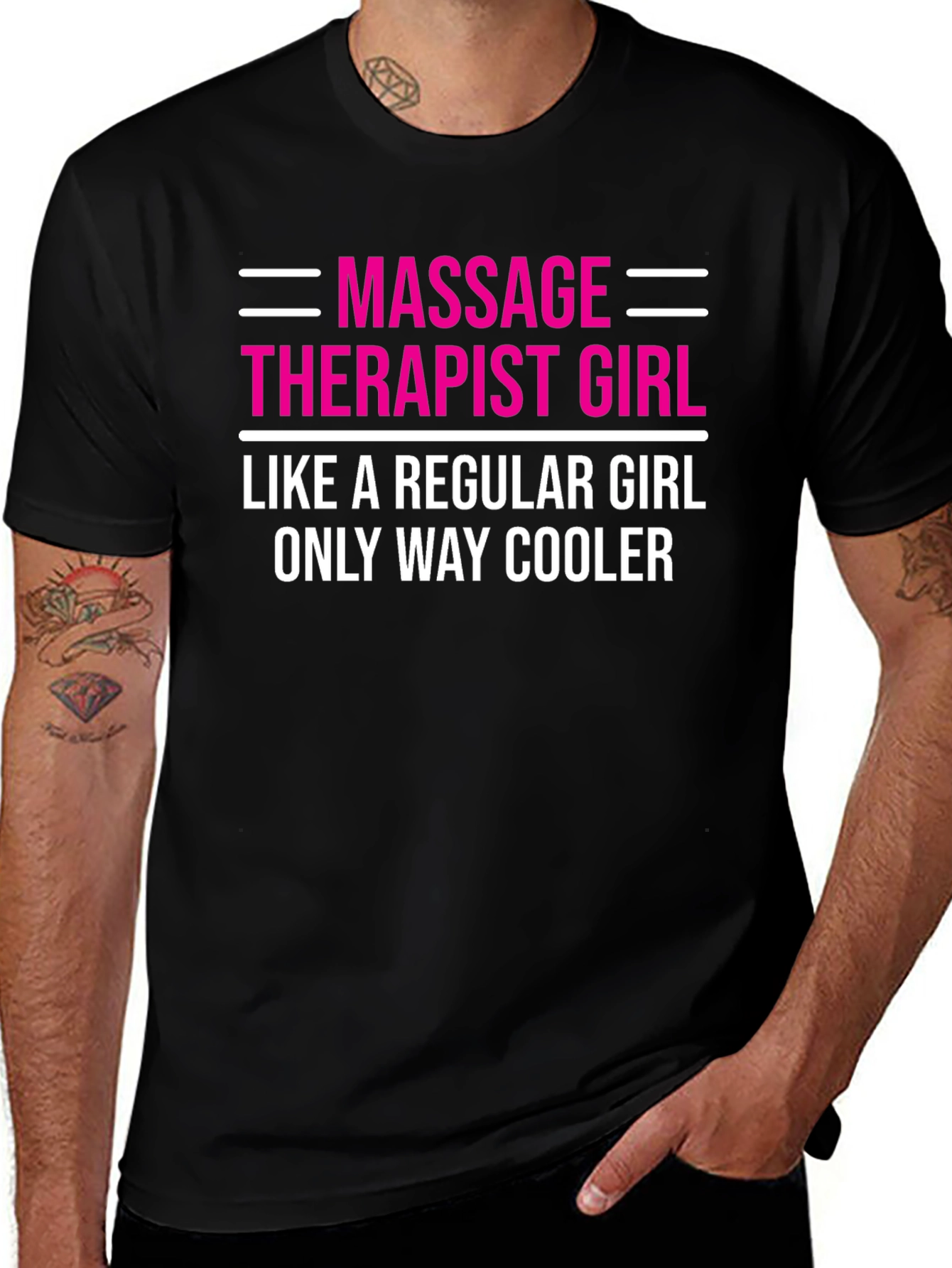 Massage Therapist Girl T-Shirt - Cool & Stylish