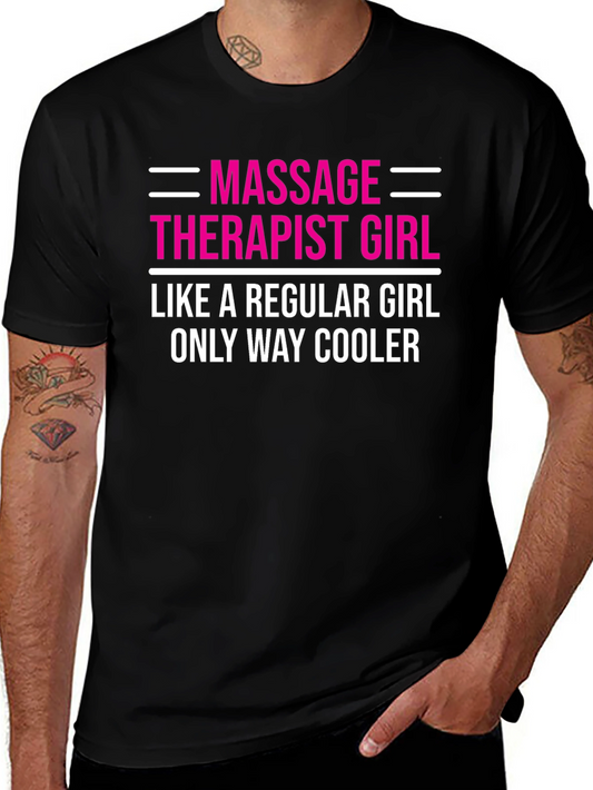 Massage Therapist Girl T-Shirt - Cool & Stylish