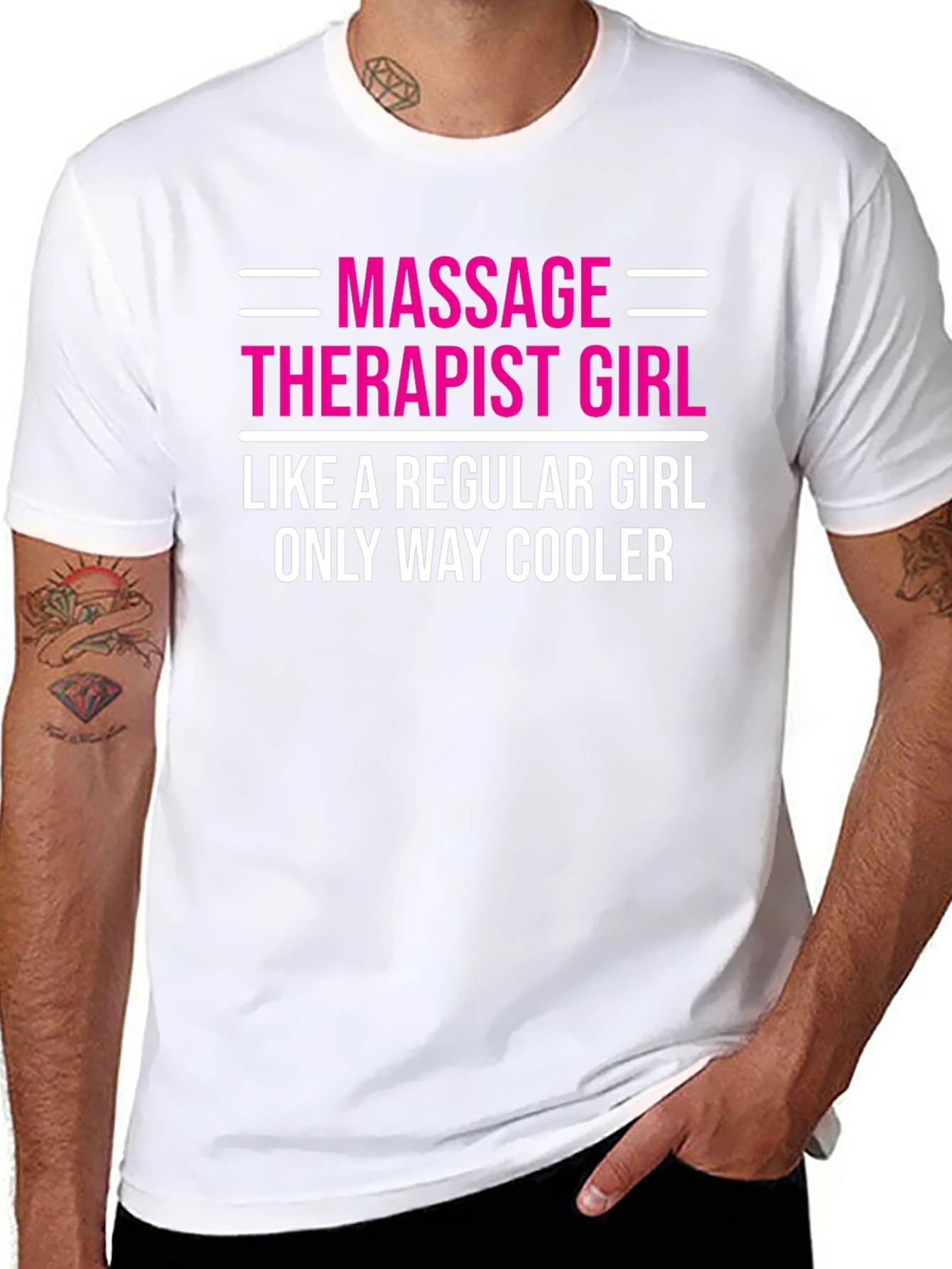 Massage Therapist Girl T-Shirt - Cool & Stylish