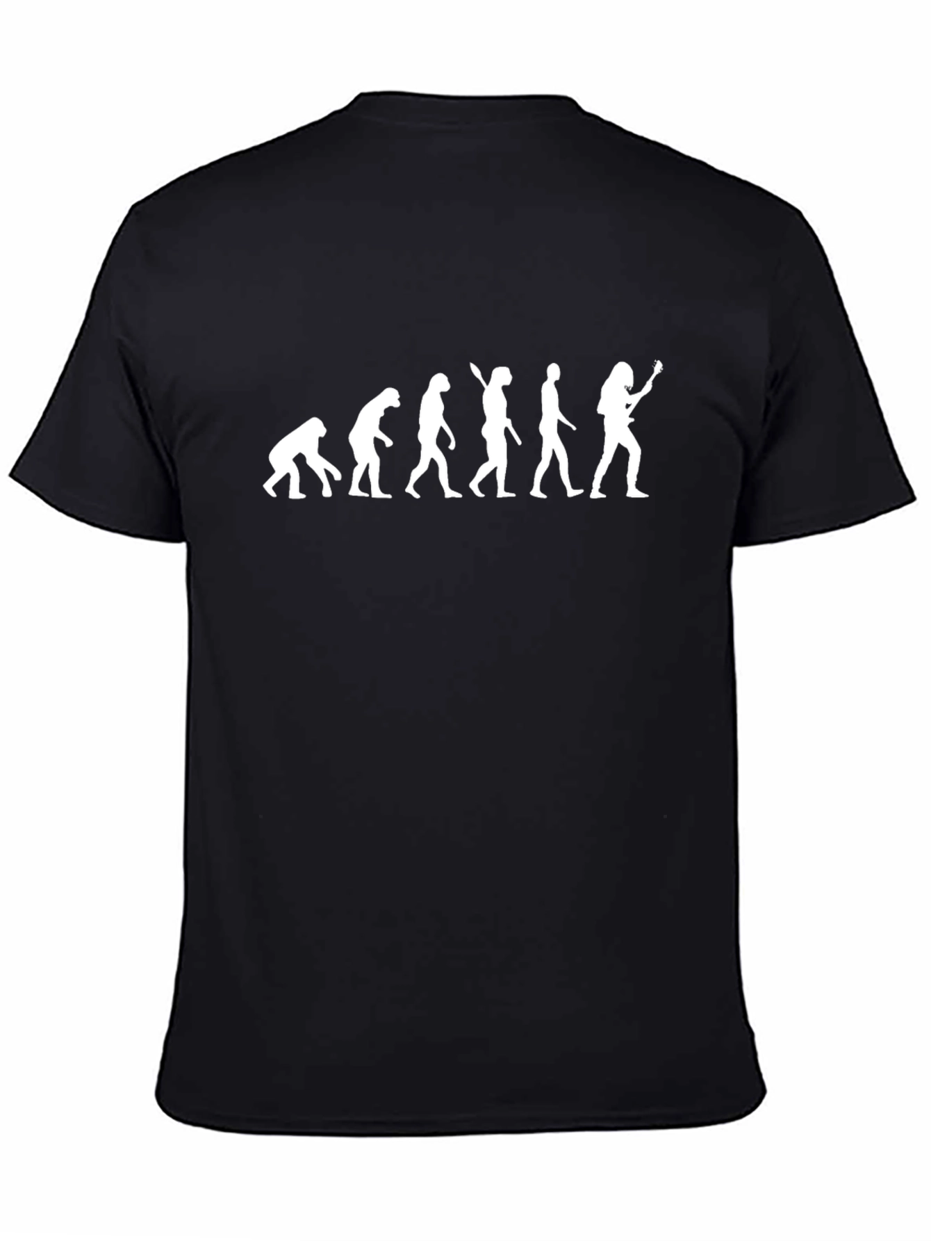 Evolution of Rock T-Shirt - Black Cotton Tee