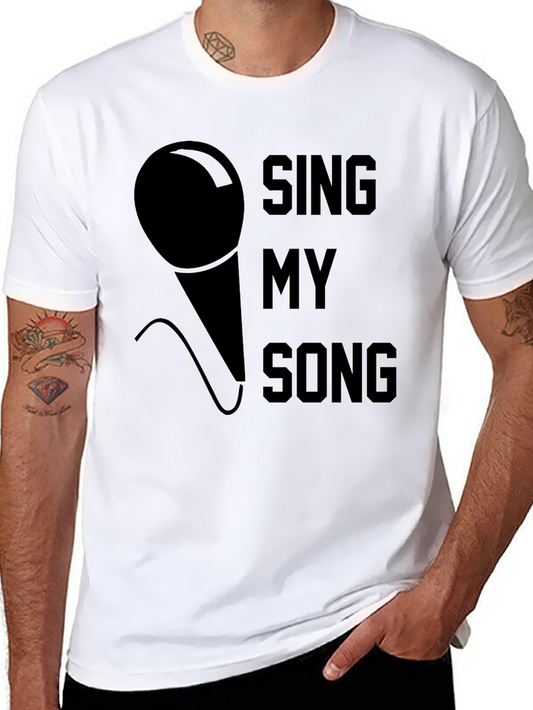 Sing My Song Graphic Tee - Black