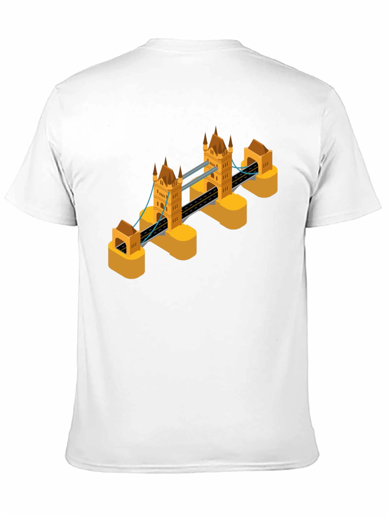 Tower Bridge Graphic Tee - Modern London Souvenir Shirt