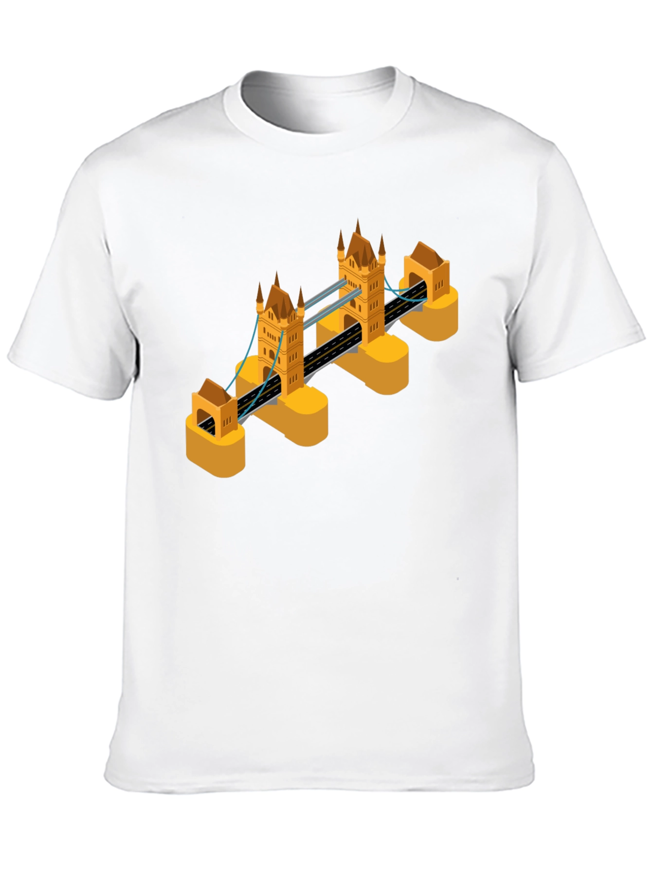 Tower Bridge Graphic Tee - Modern London Souvenir Shirt