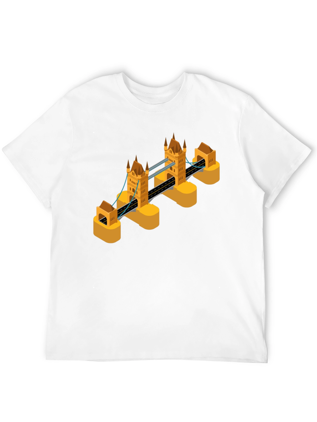 Tower Bridge Graphic Tee - Modern London Souvenir Shirt