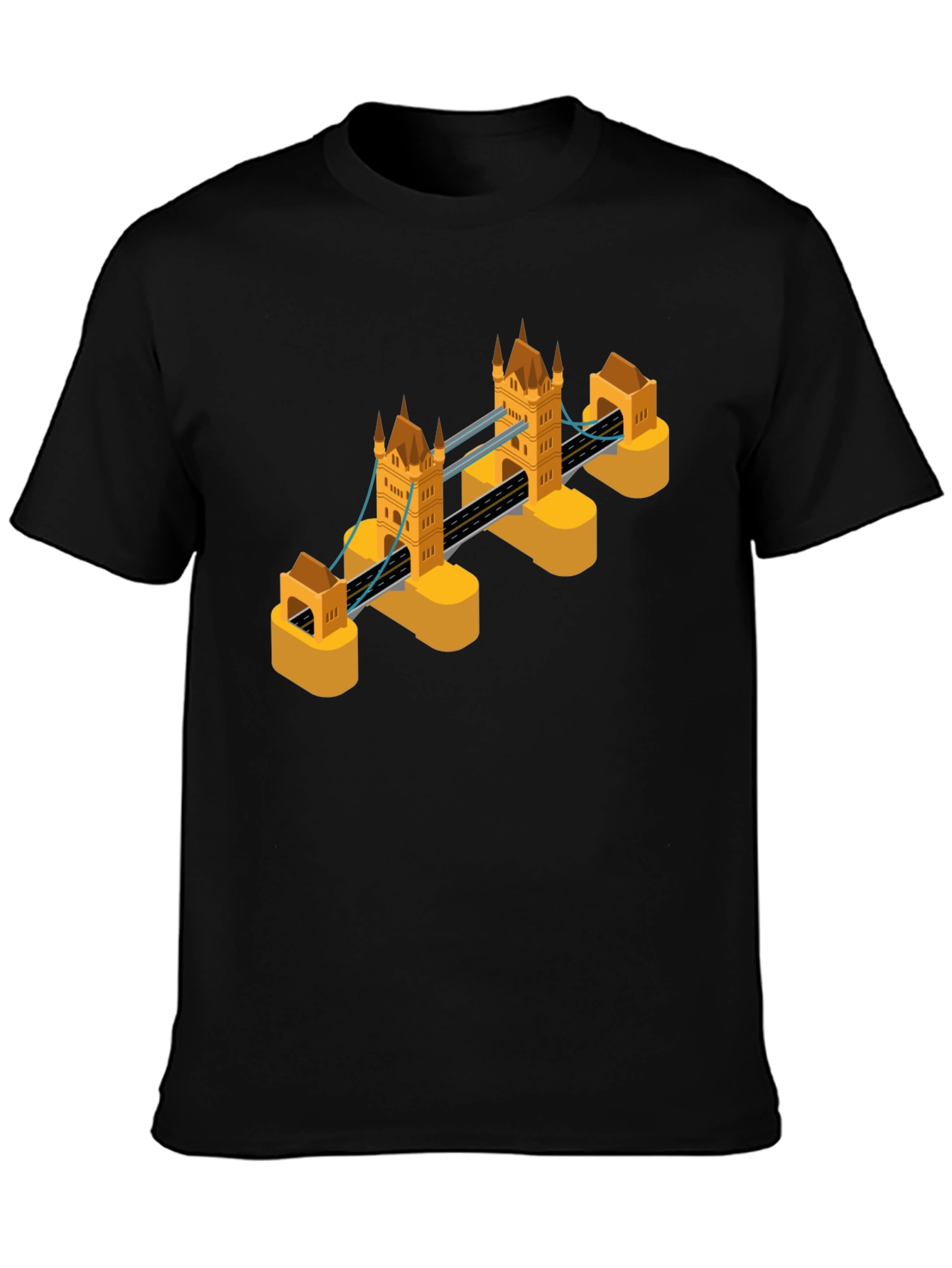 Tower Bridge Graphic Tee - Modern London Souvenir Shirt