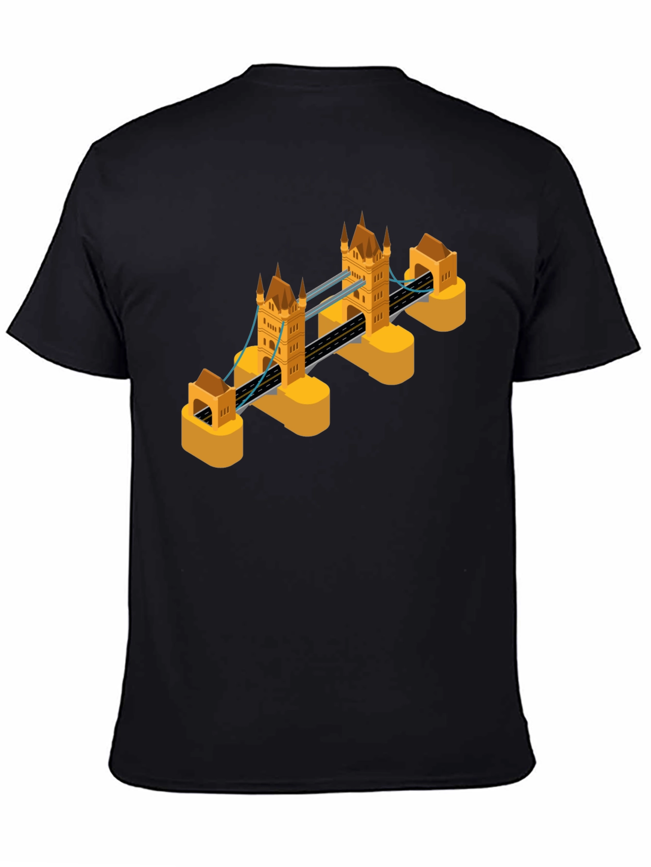 Tower Bridge Graphic Tee - Modern London Souvenir Shirt