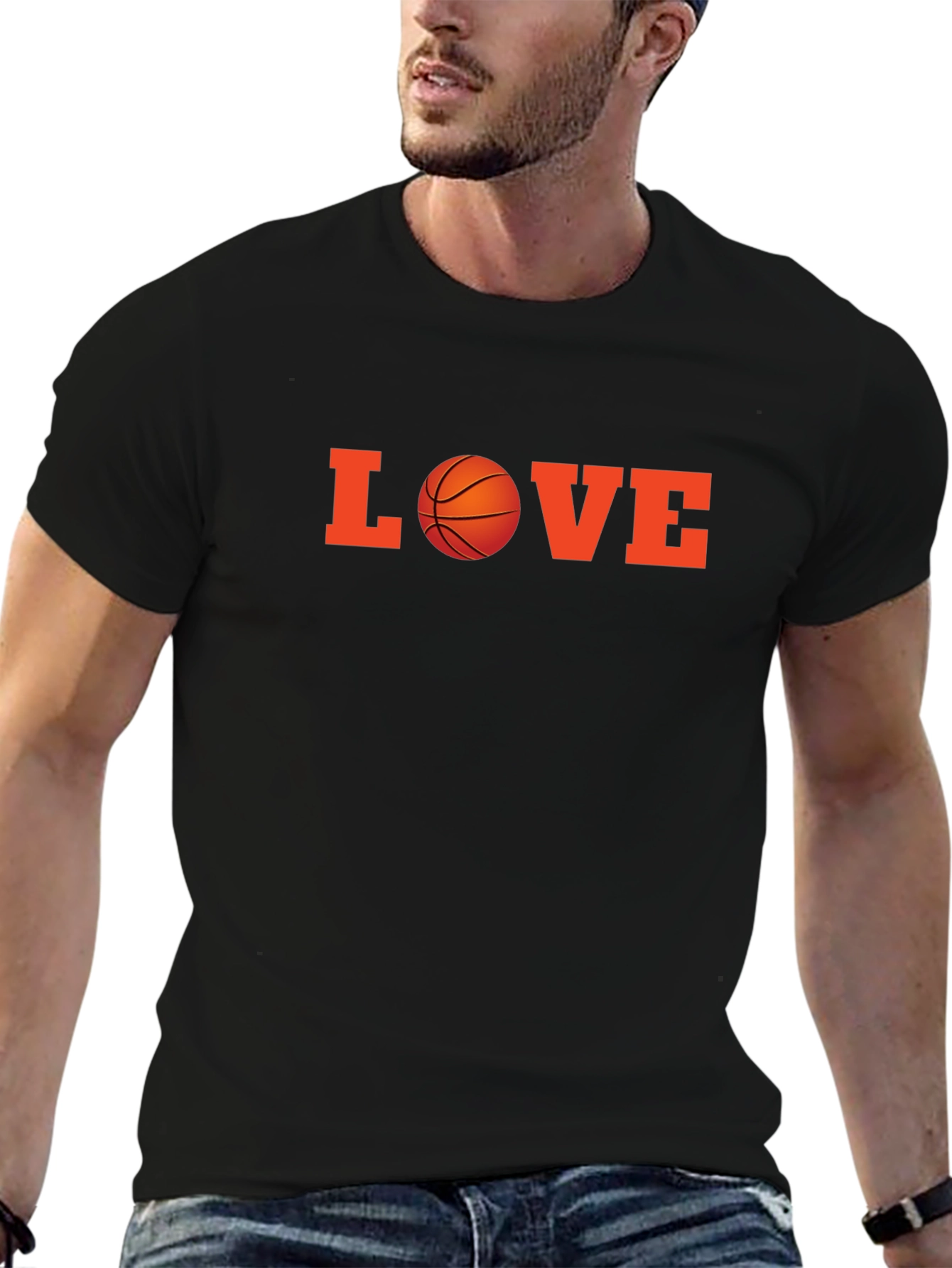 Basketball LOVE Graphic T-Shirt