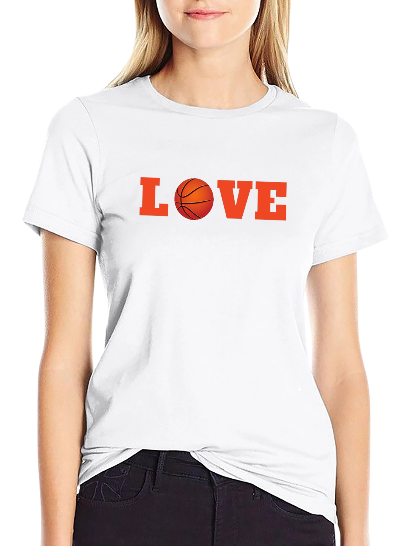Basketball LOVE Graphic T-Shirt