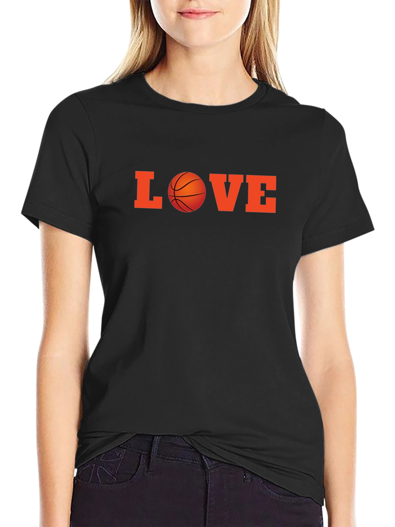 Basketball LOVE Graphic T-Shirt