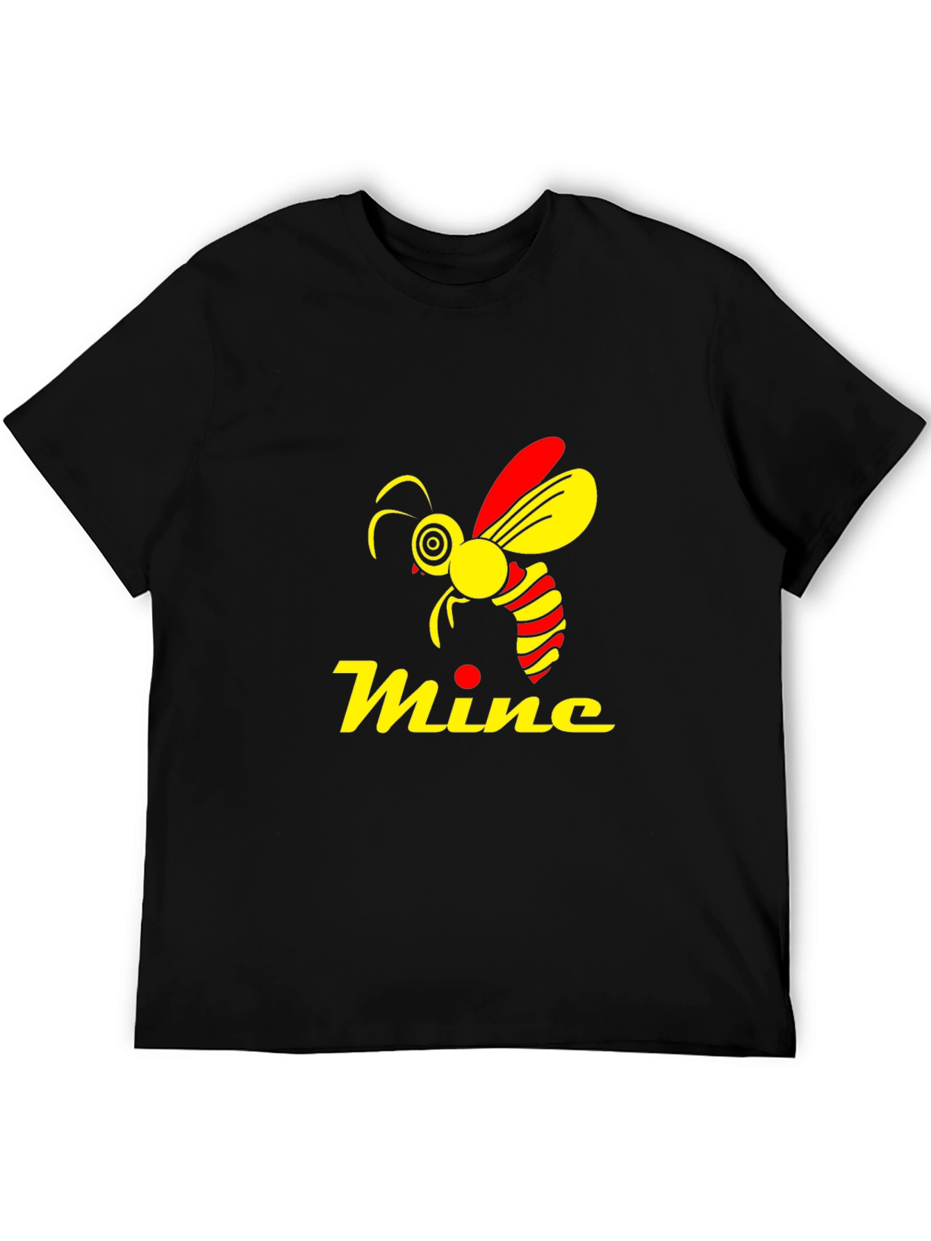 Mine Bee Graphic Black Tee