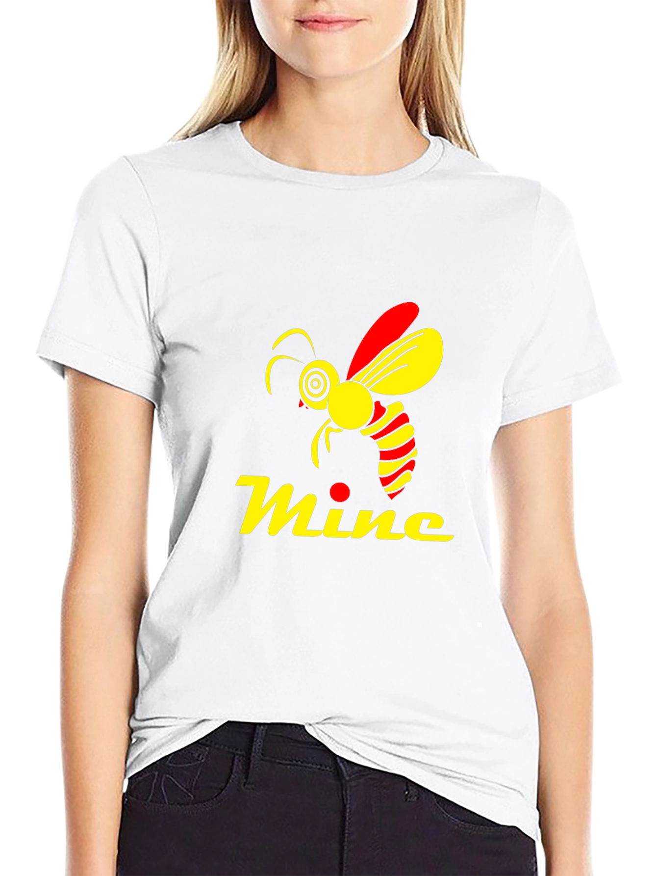 Mine Bee Graphic Black Tee