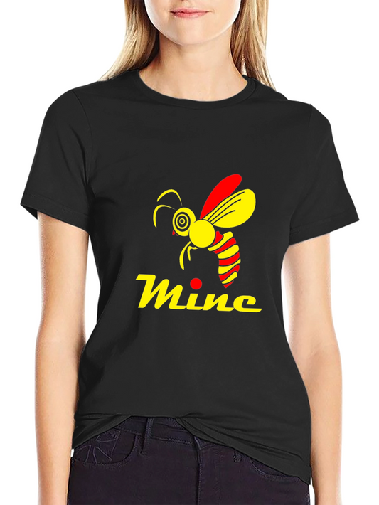 Mine Bee Graphic Black Tee