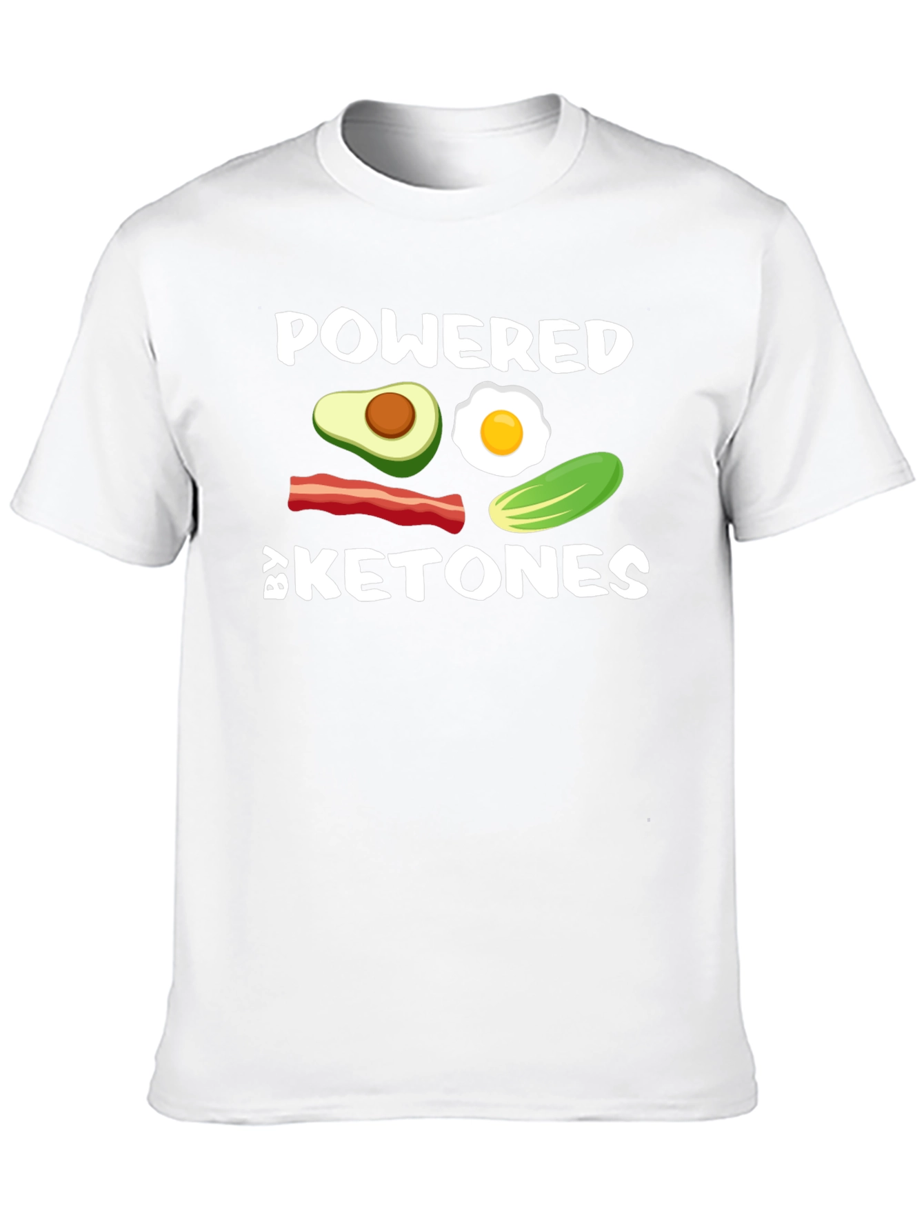 Powered By Ketones Black T-Shirt