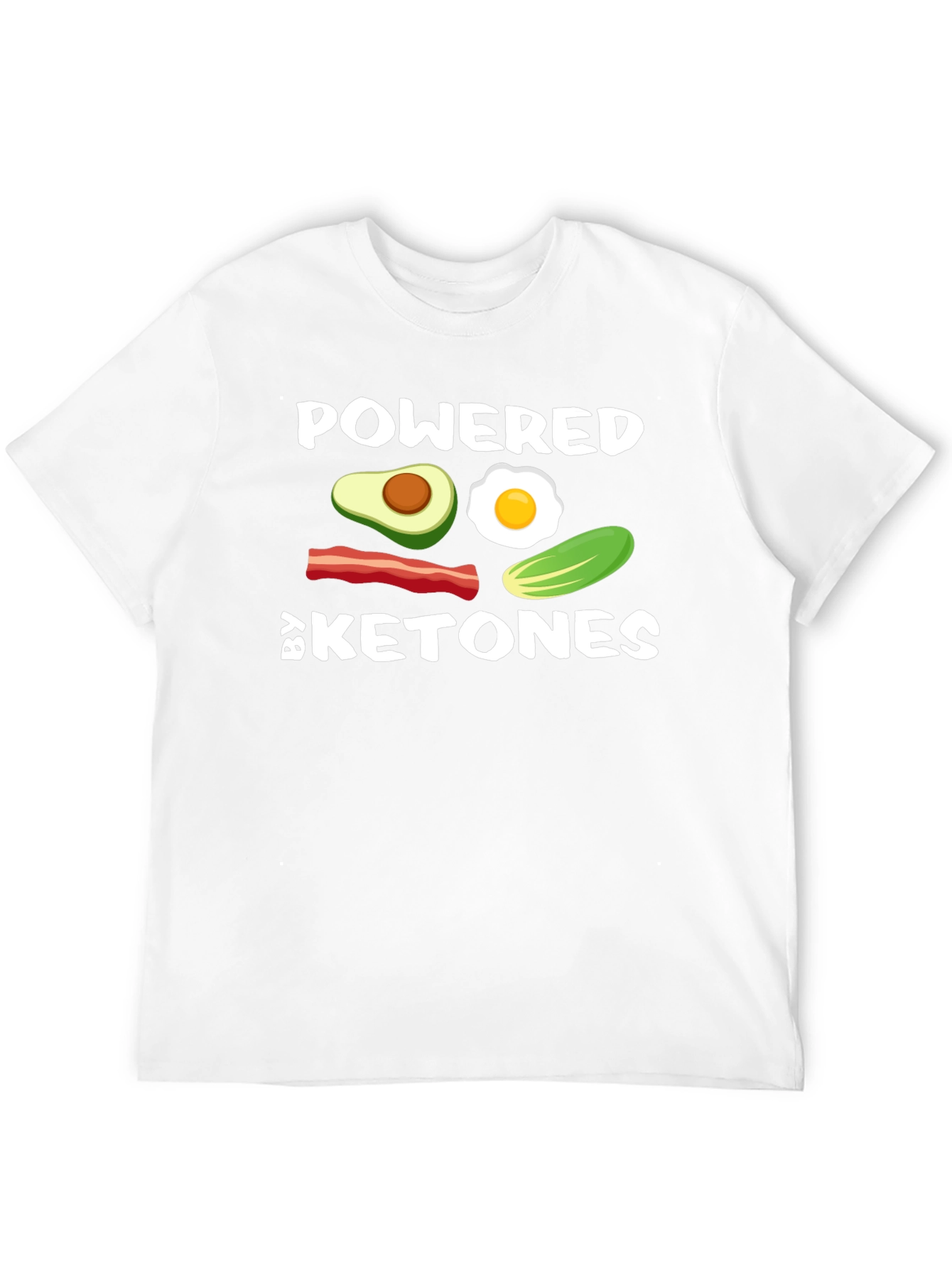 Powered By Ketones Black T-Shirt