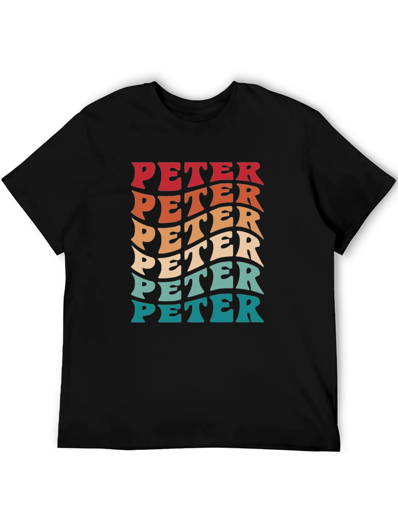 Retro PETER Graphic Tee - Cool Personalized T-Shirt