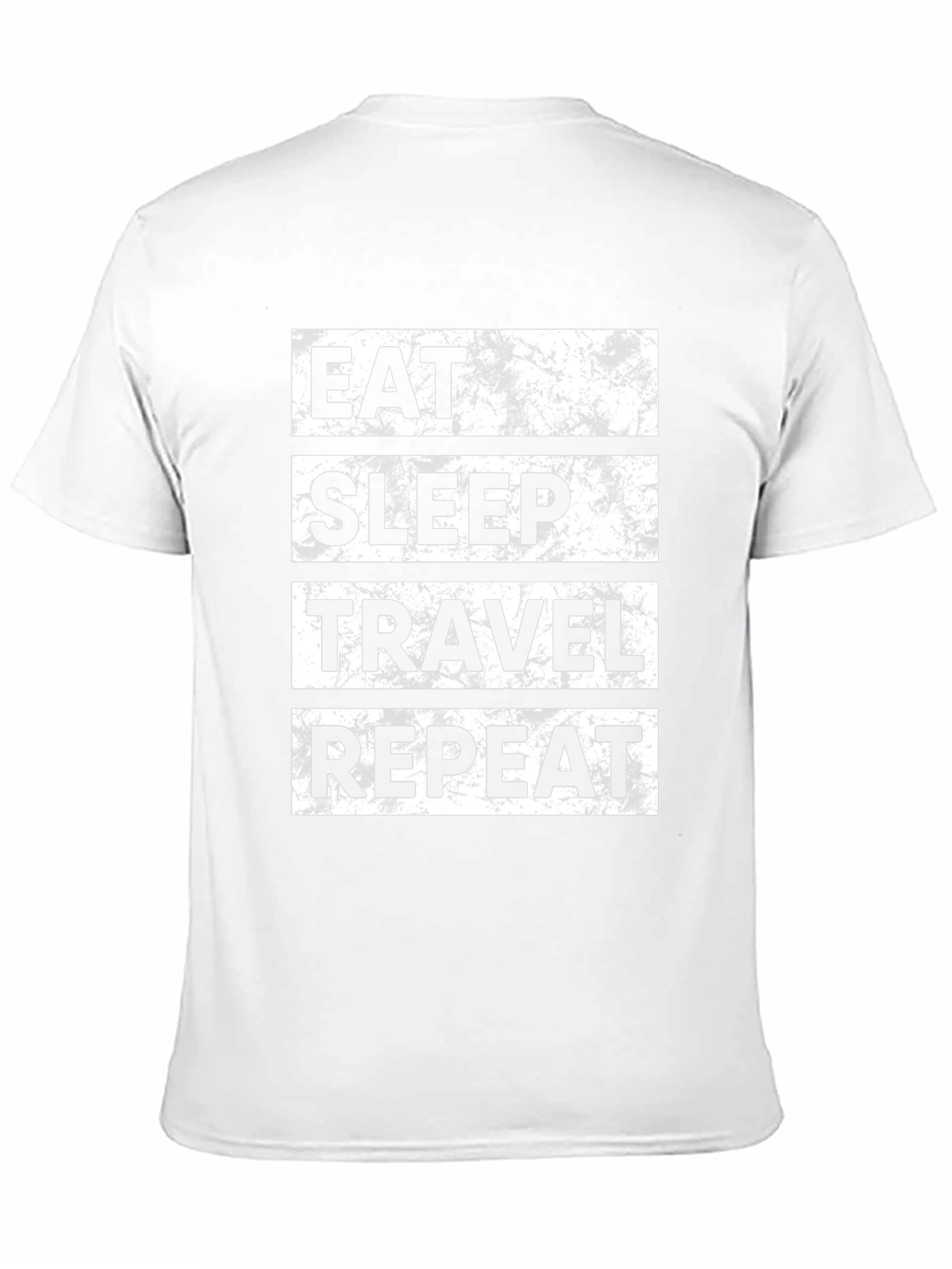 Eat Sleep Travel Repeat Graphic Tee