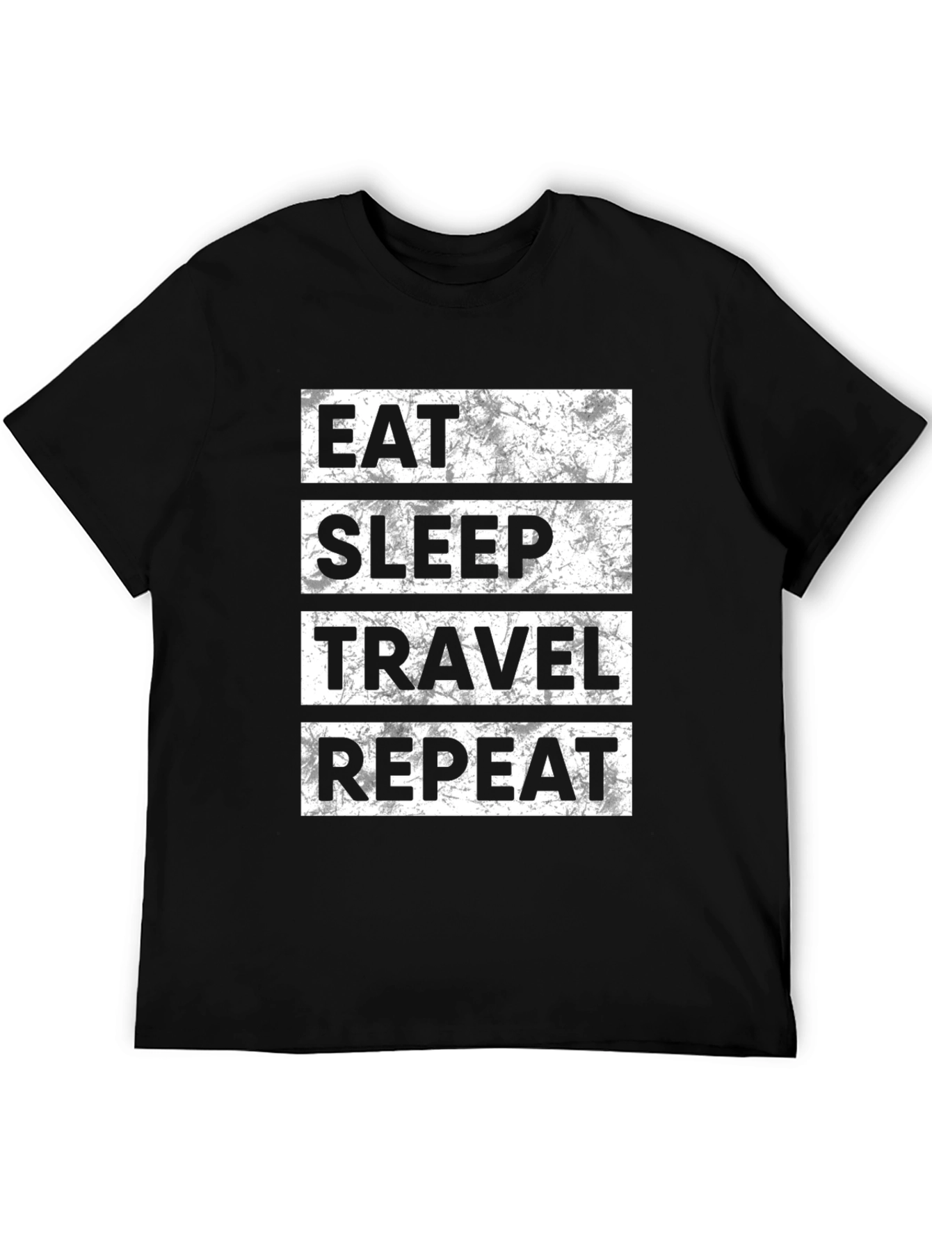 Eat Sleep Travel Repeat Graphic Tee