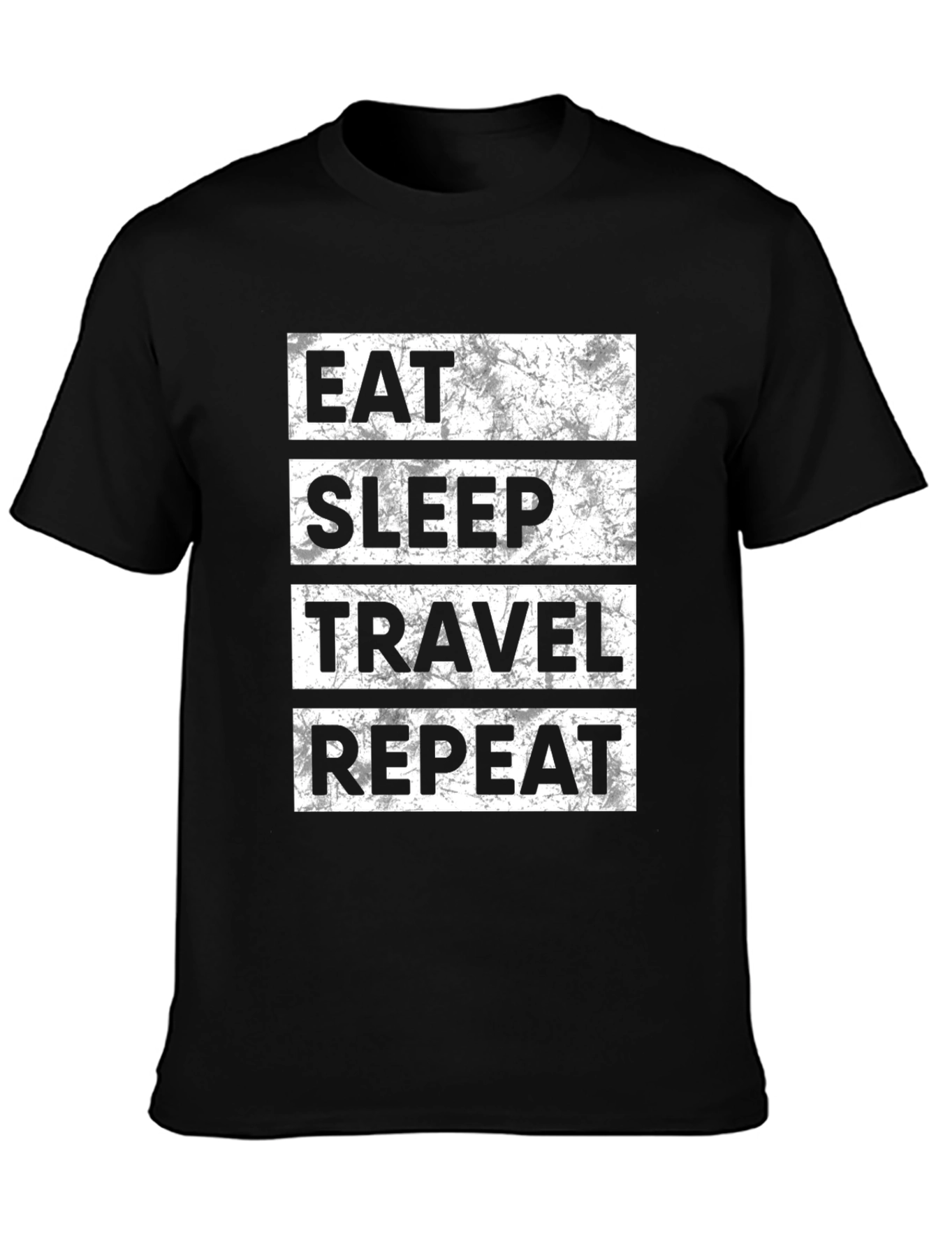 Eat Sleep Travel Repeat Graphic Tee