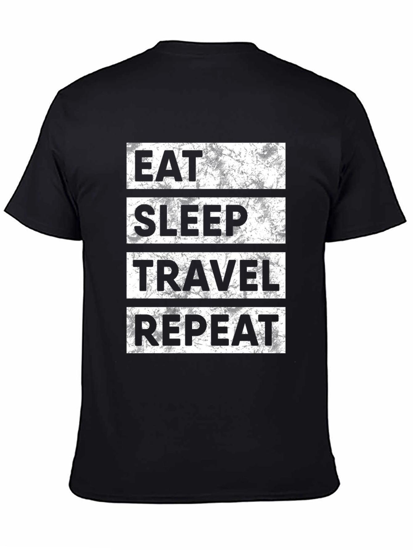 Eat Sleep Travel Repeat Graphic Tee