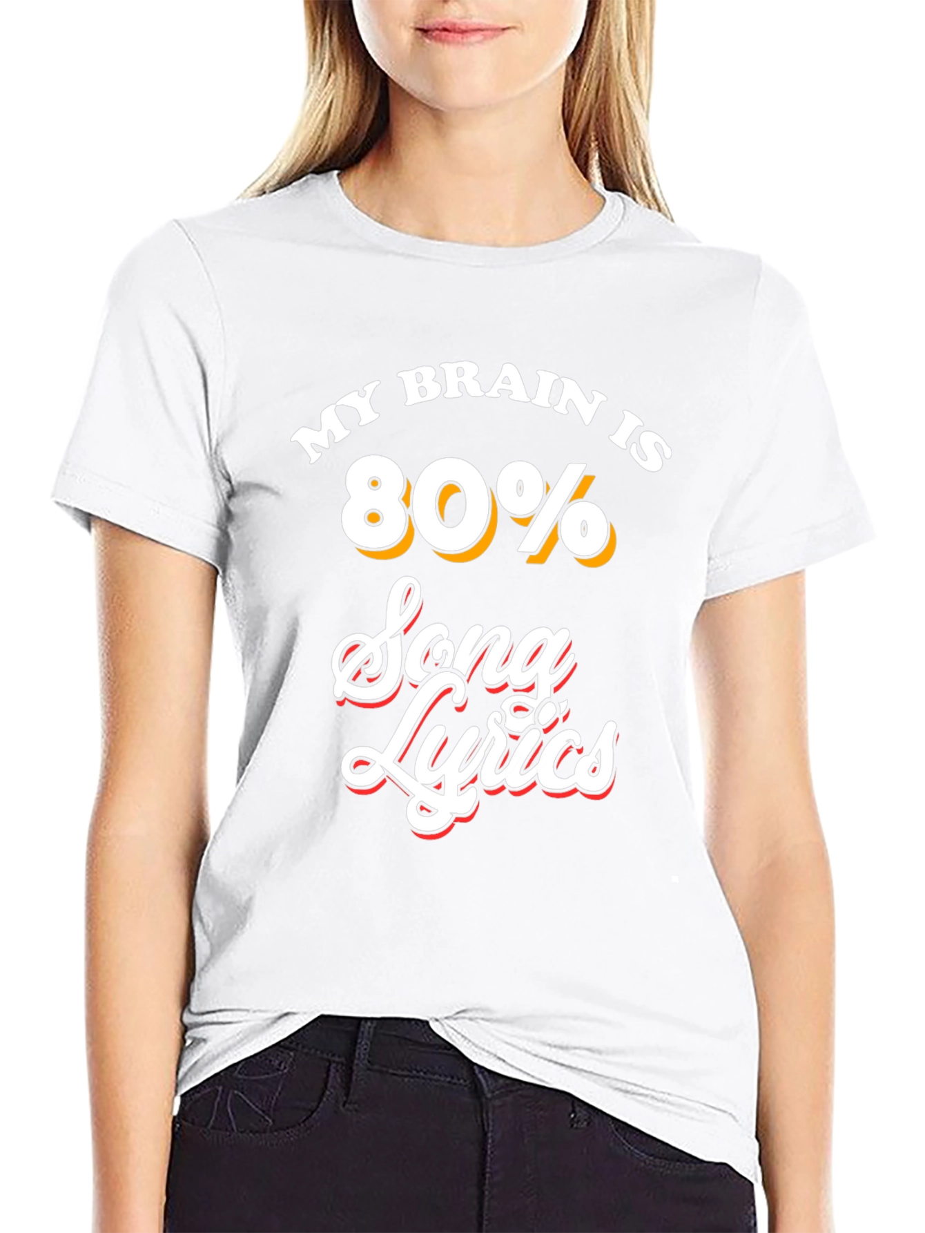Song Lyrics T-Shirt - Funny Music Lover Tee