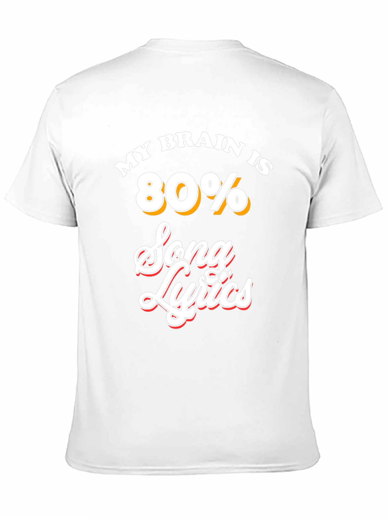 Song Lyrics T-Shirt - Funny Music Lover Tee