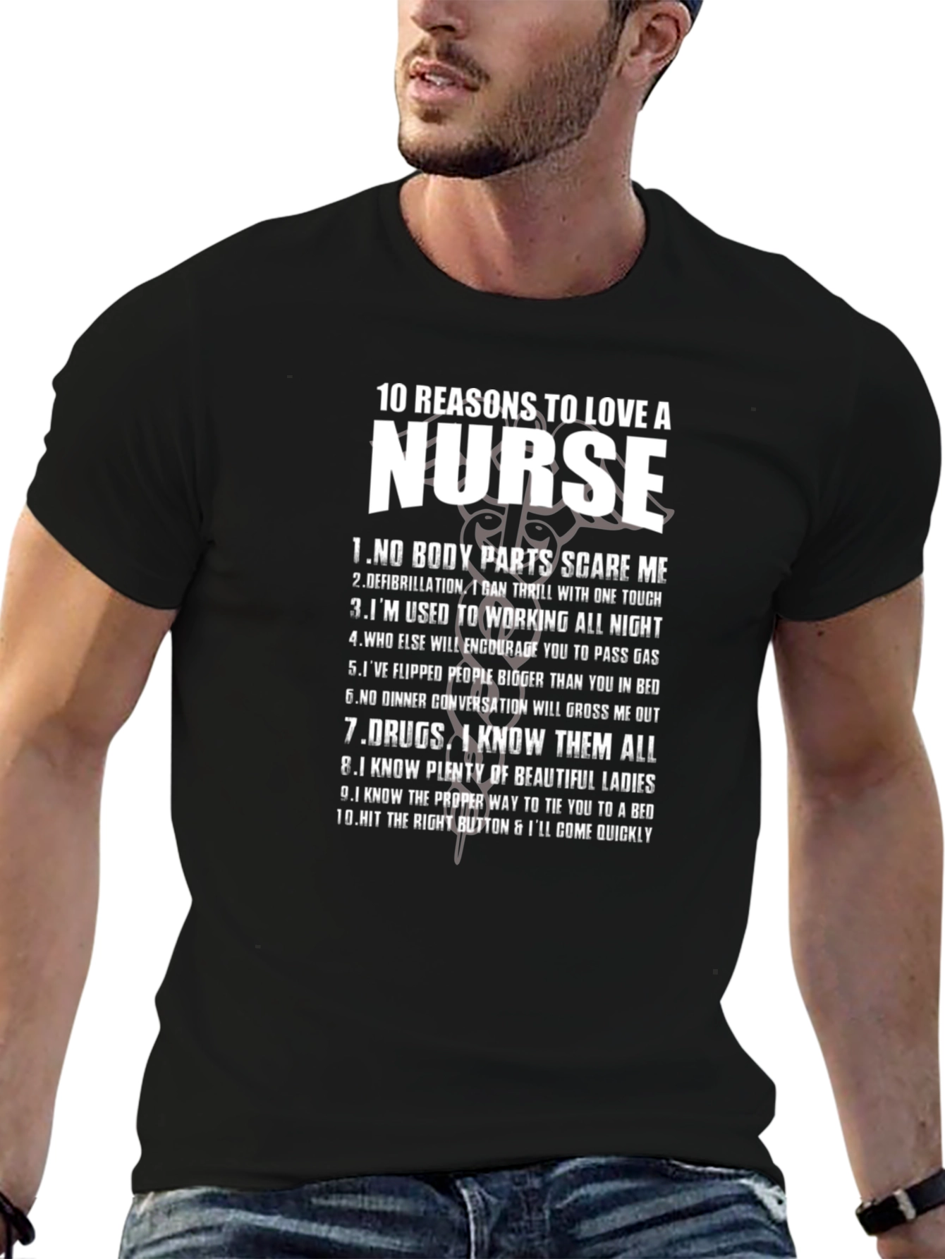 Reasons to Love a Nurse Graphic T-Shirt