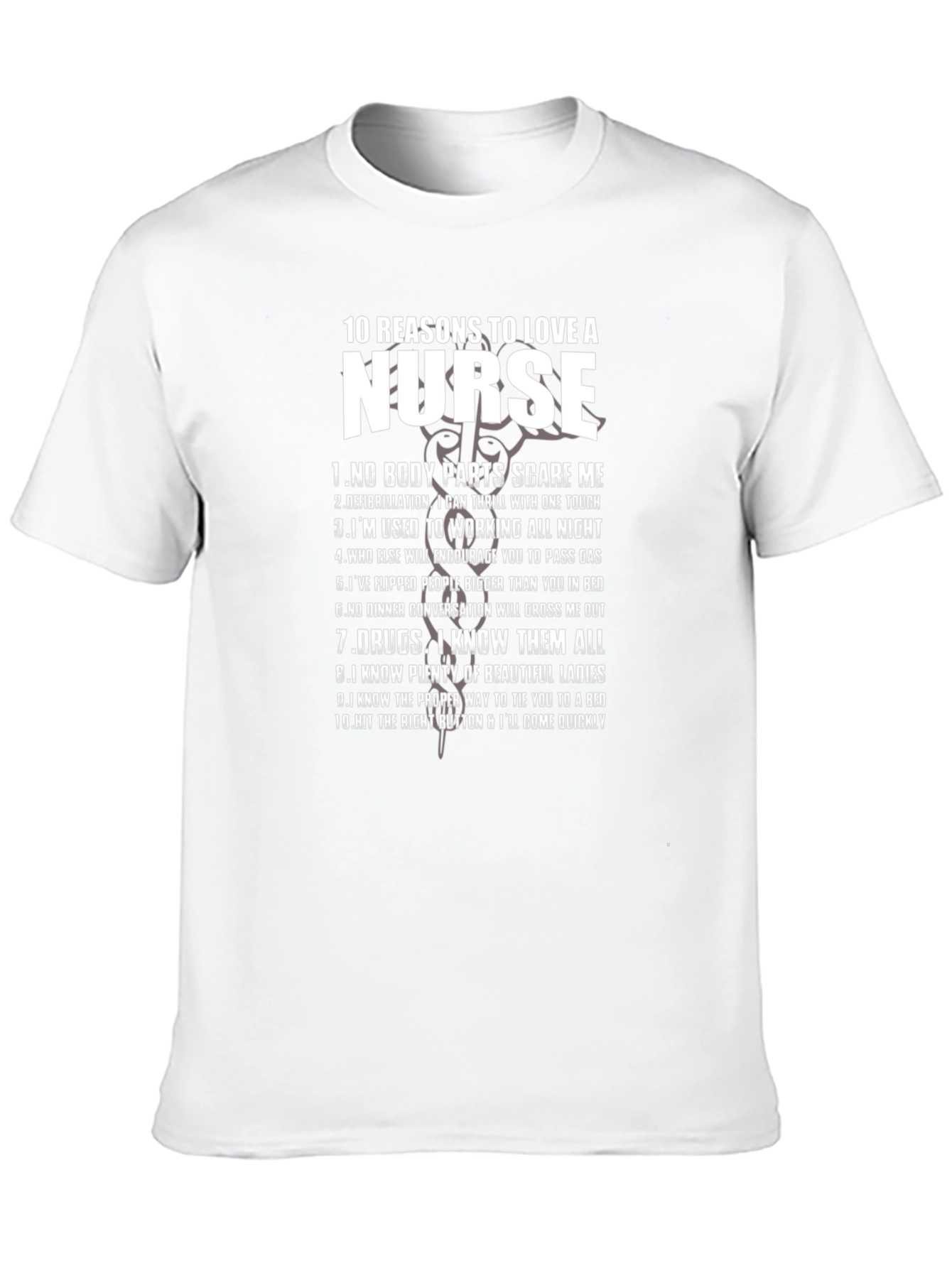 Reasons to Love a Nurse Graphic T-Shirt