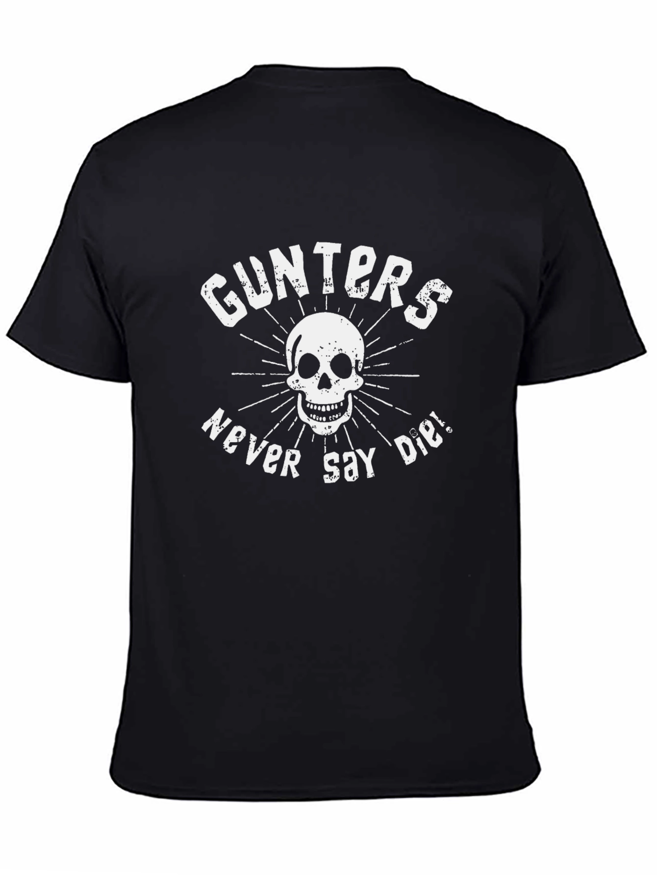 Gunters Never Say Die Skull Graphic Tee