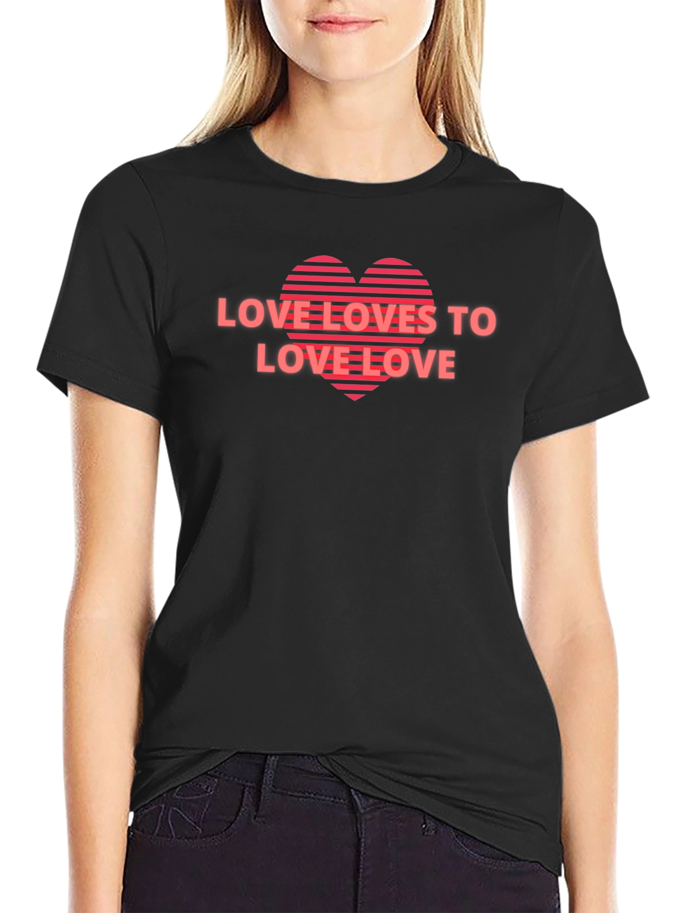 Love Loves To Love Love Graphic Tee