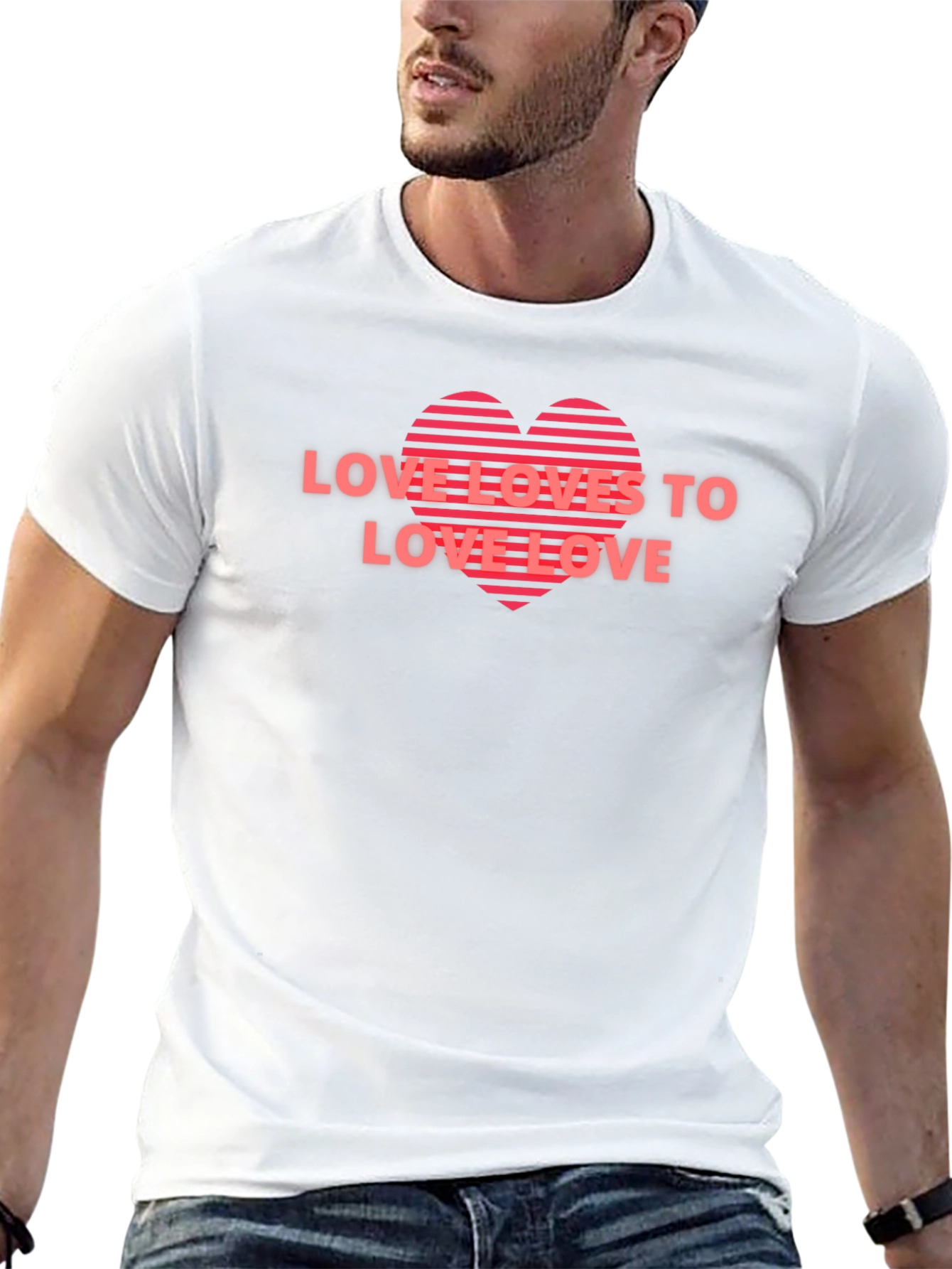 Love Loves To Love Love Graphic Tee