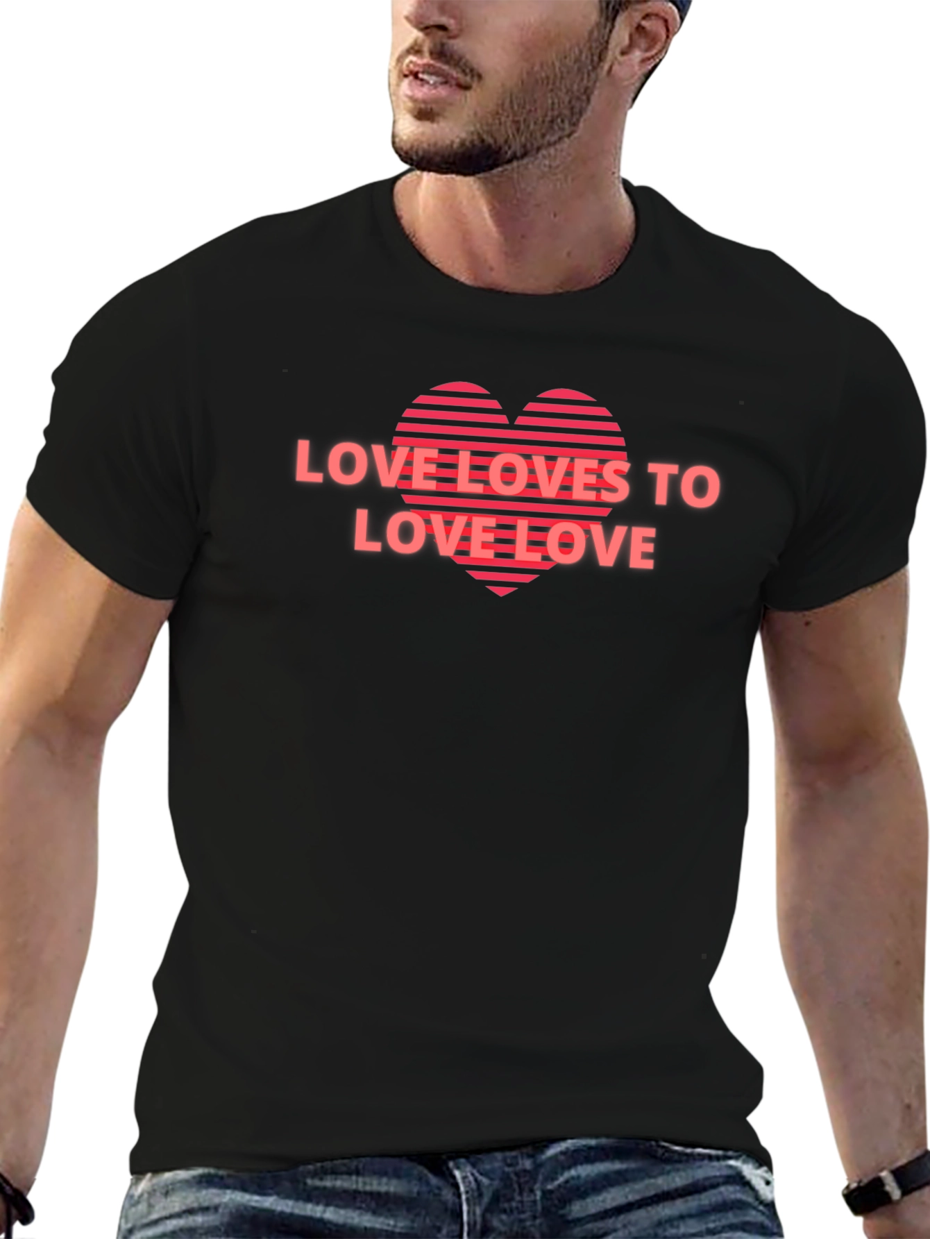 Love Loves To Love Love Graphic Tee