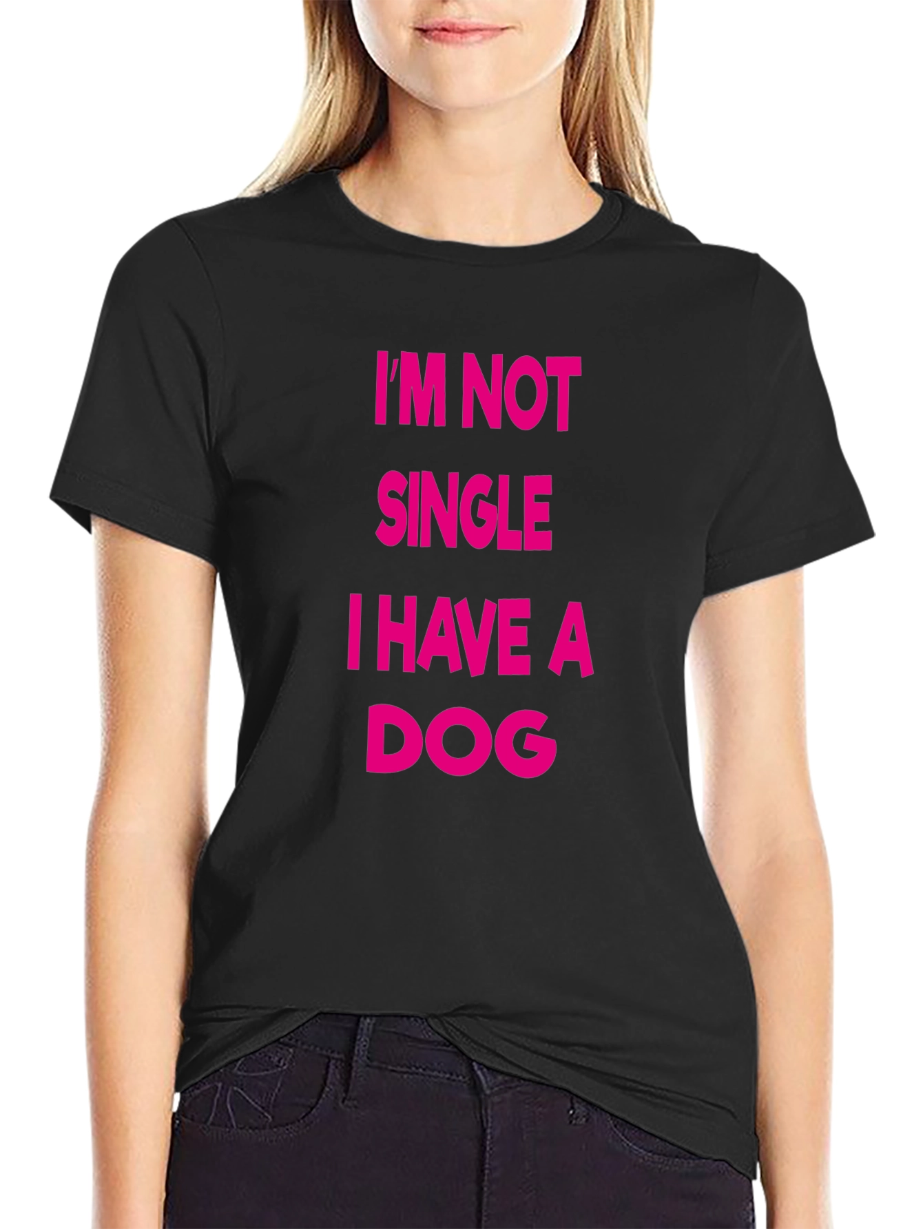 Im Not Single I Have A Dog Funny T-Shirt