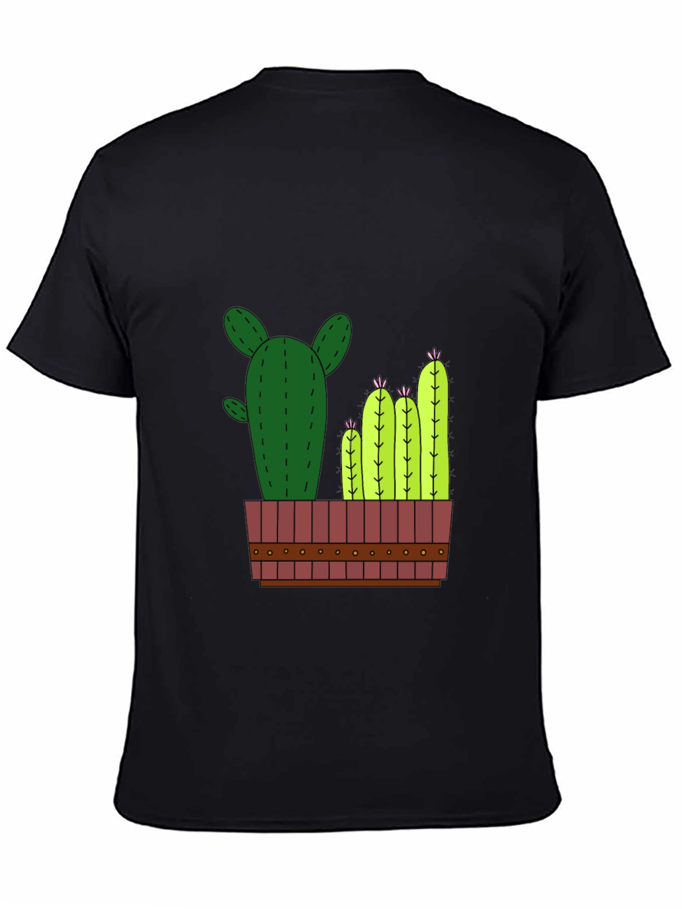 Cactus Graphic T-Shirt - Mens Black Tee