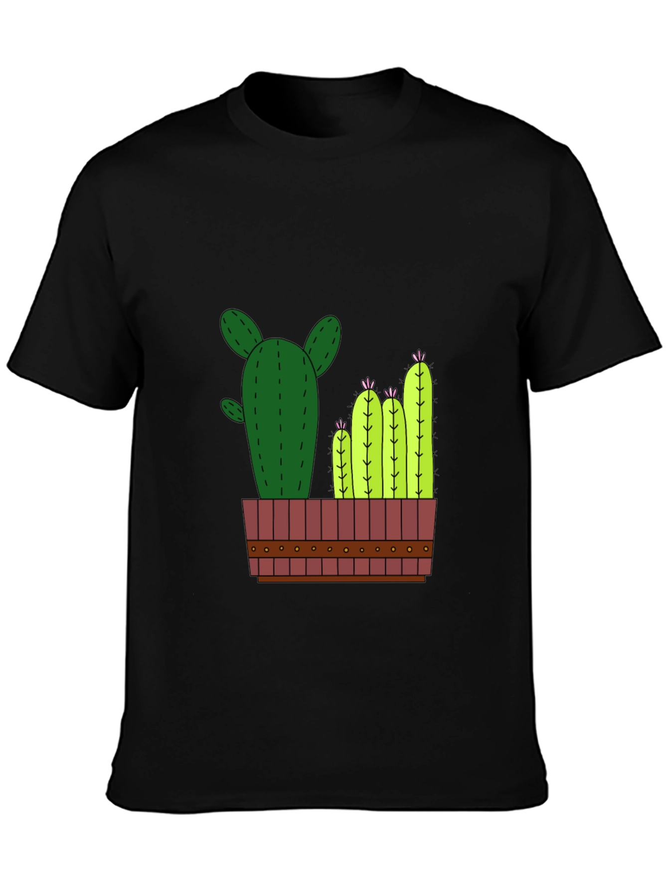 Cactus Graphic T-Shirt - Mens Black Tee