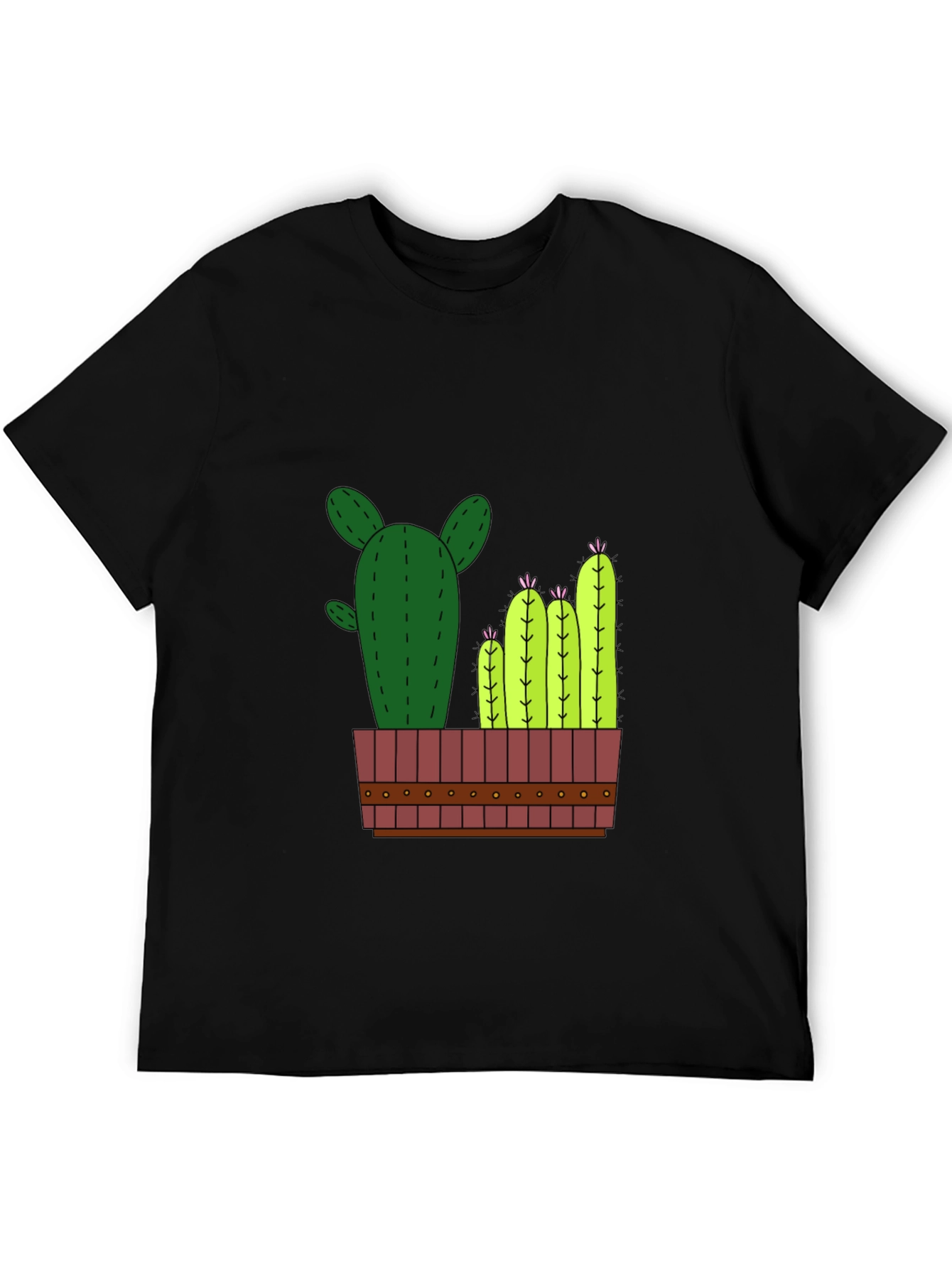 Cactus Graphic T-Shirt - Mens Black Tee