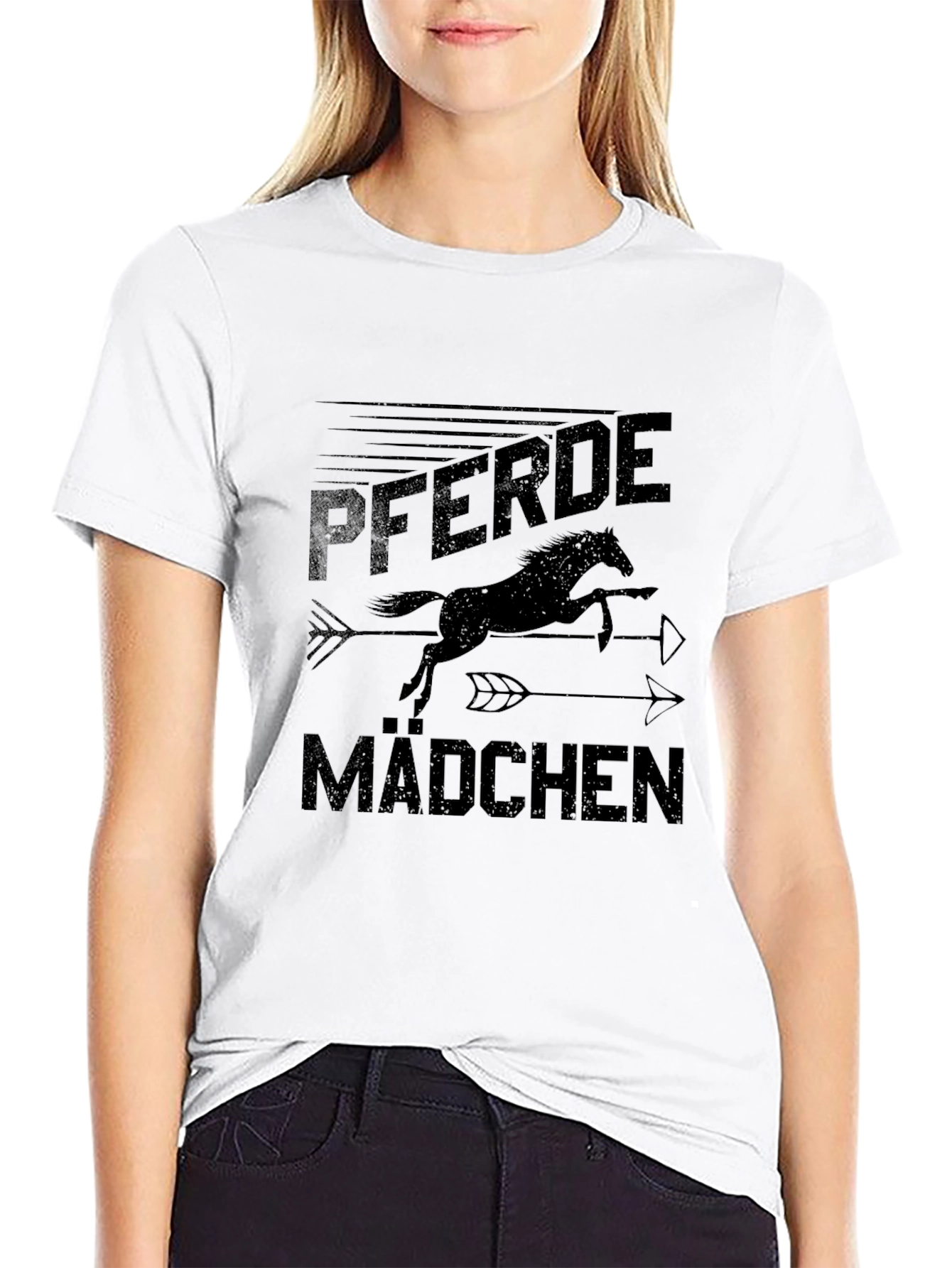 Pferde Mädchen Horse Girl T-Shirt