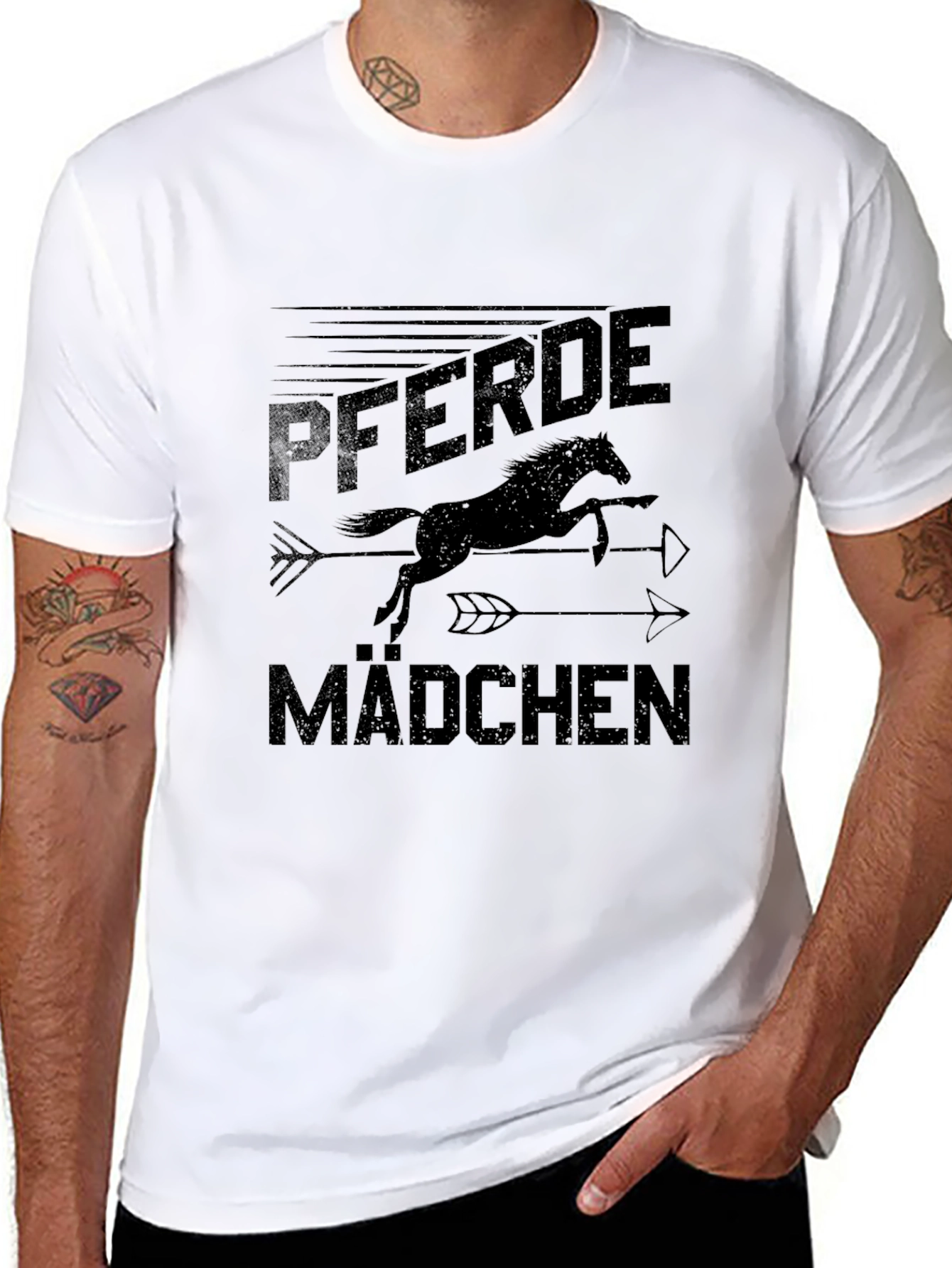 Pferde Mädchen Horse Girl T-Shirt